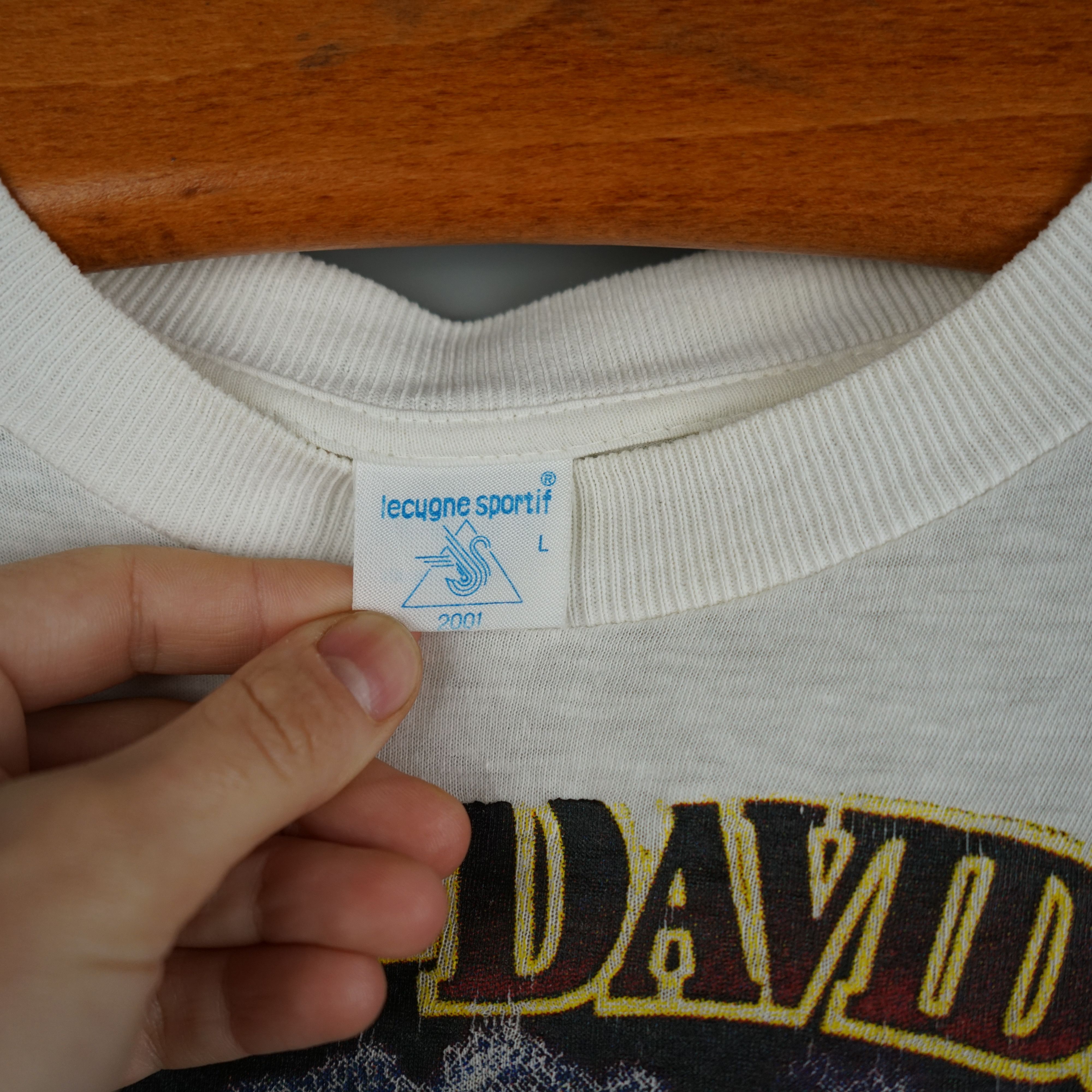 Harley Davidson × Vintage 1980s The Lone Wolf Single Stitch t-shirt Size US L / EU 52-54 / 3 - 5 Thumbnail