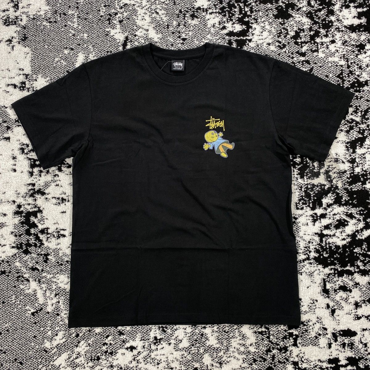 Stussy STUSSY DOLLIE PIG DYED TEE BLACK - MEDIUM Size US M / EU 48-50 / 2 - 3 Thumbnail