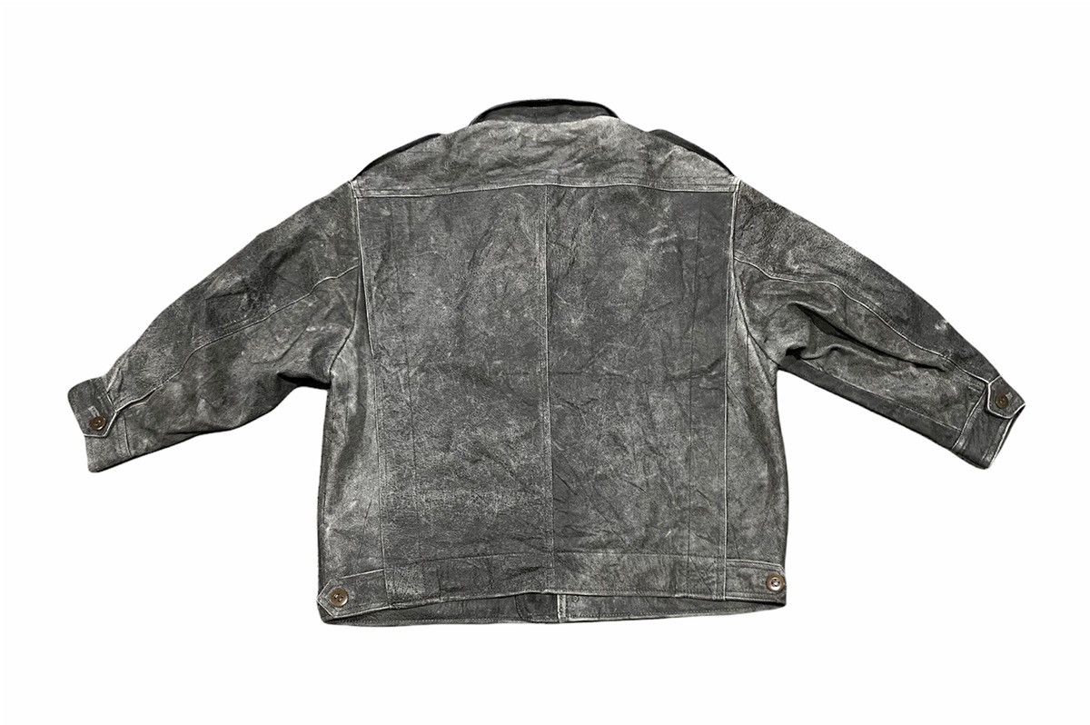 Genuine Leather VINTAGE LEATHER JACKET JAPAN BRAND Size US L / EU 52-54 / 3 - 2 Thumbnail