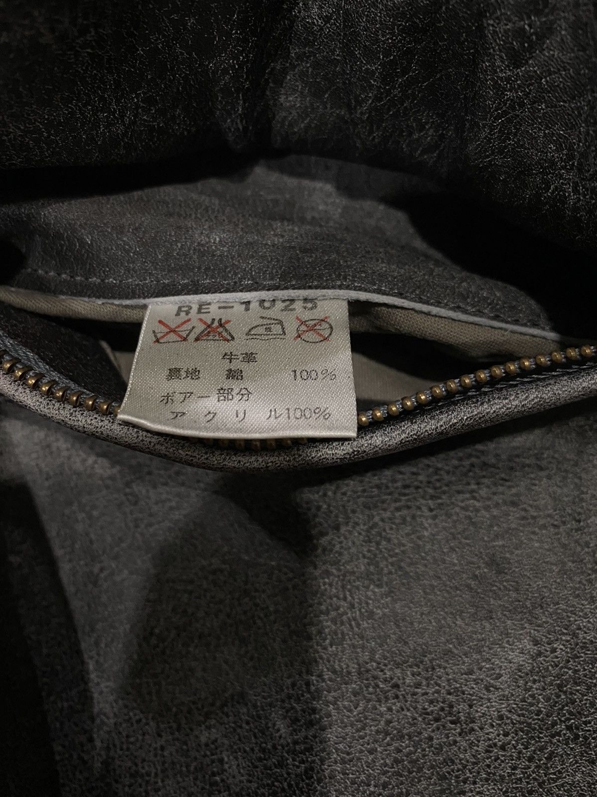 Genuine Leather VINTAGE LEATHER JACKET JAPAN BRAND Size US L / EU 52-54 / 3 - 4 Thumbnail