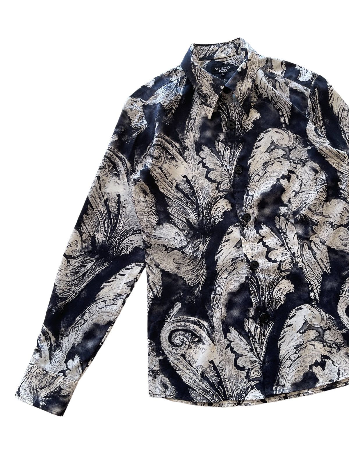 Tornado Mart Tornado Mart Luxury Rayon Shirt Size L / US 10 / IT 46 - 6 Thumbnail