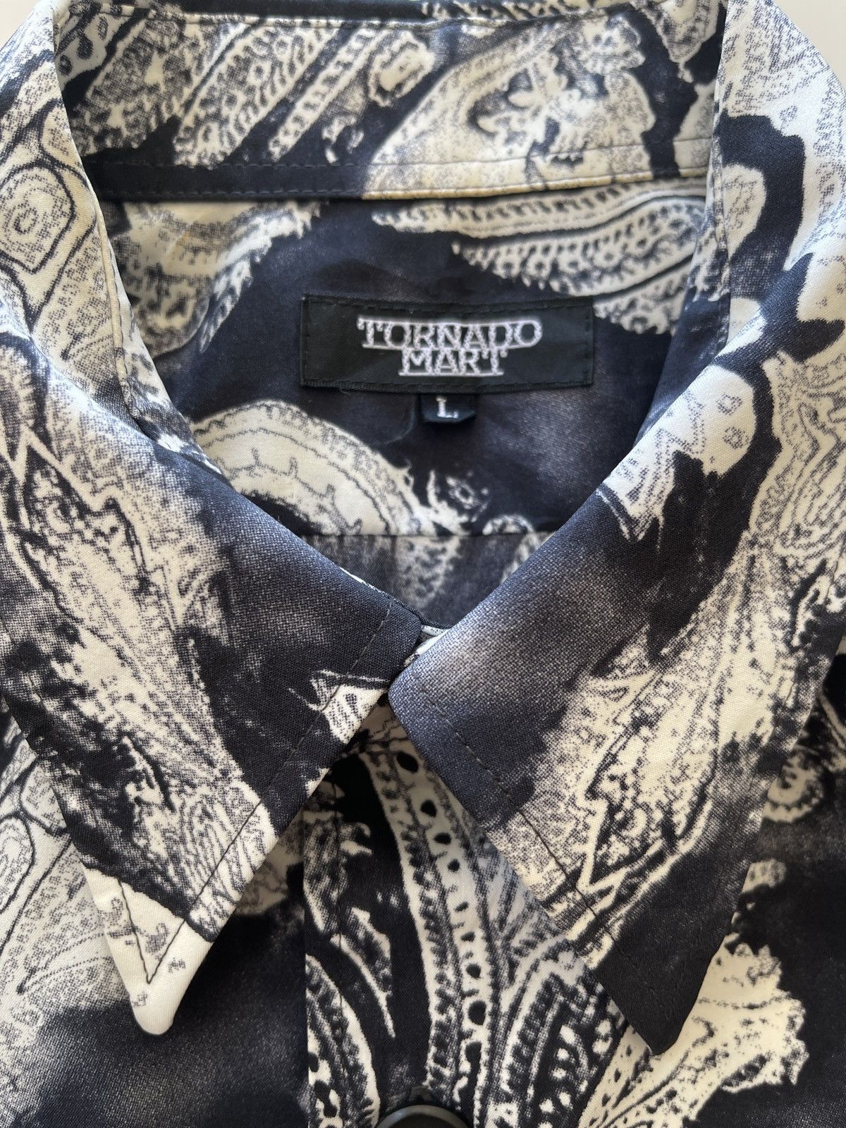 Tornado Mart Tornado Mart Luxury Rayon Shirt Size L / US 10 / IT 46 - 8 Thumbnail