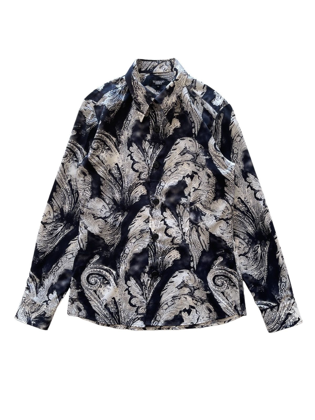 Tornado Mart Tornado Mart Luxury Rayon Shirt Size L / US 10 / IT 46 - 2 Thumbnail
