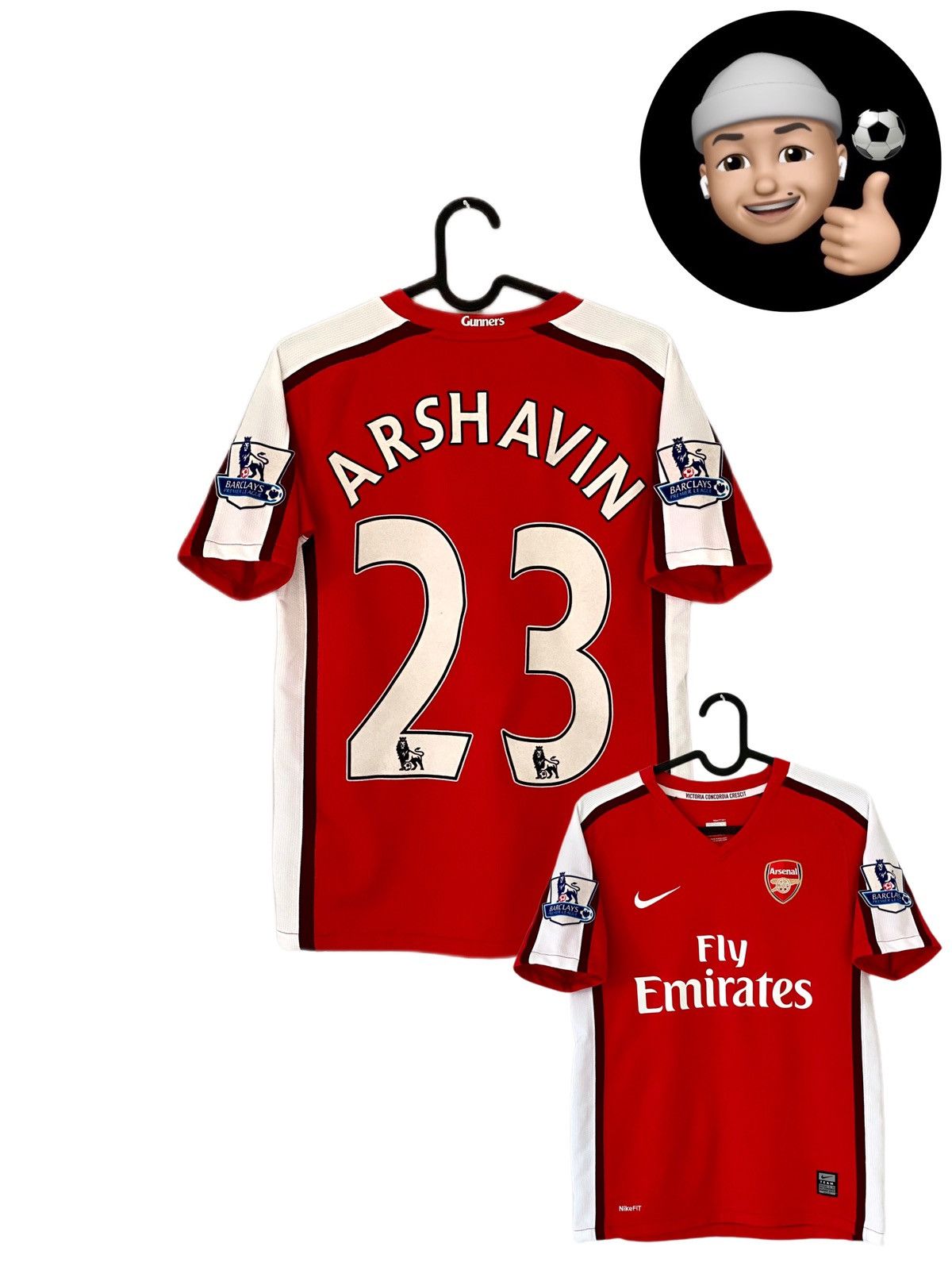 Nike Soccer Jersey Vintage 2008 2010 Arsenal Arshavin Vintage Home Kit Soccer Jersey FC Grailed