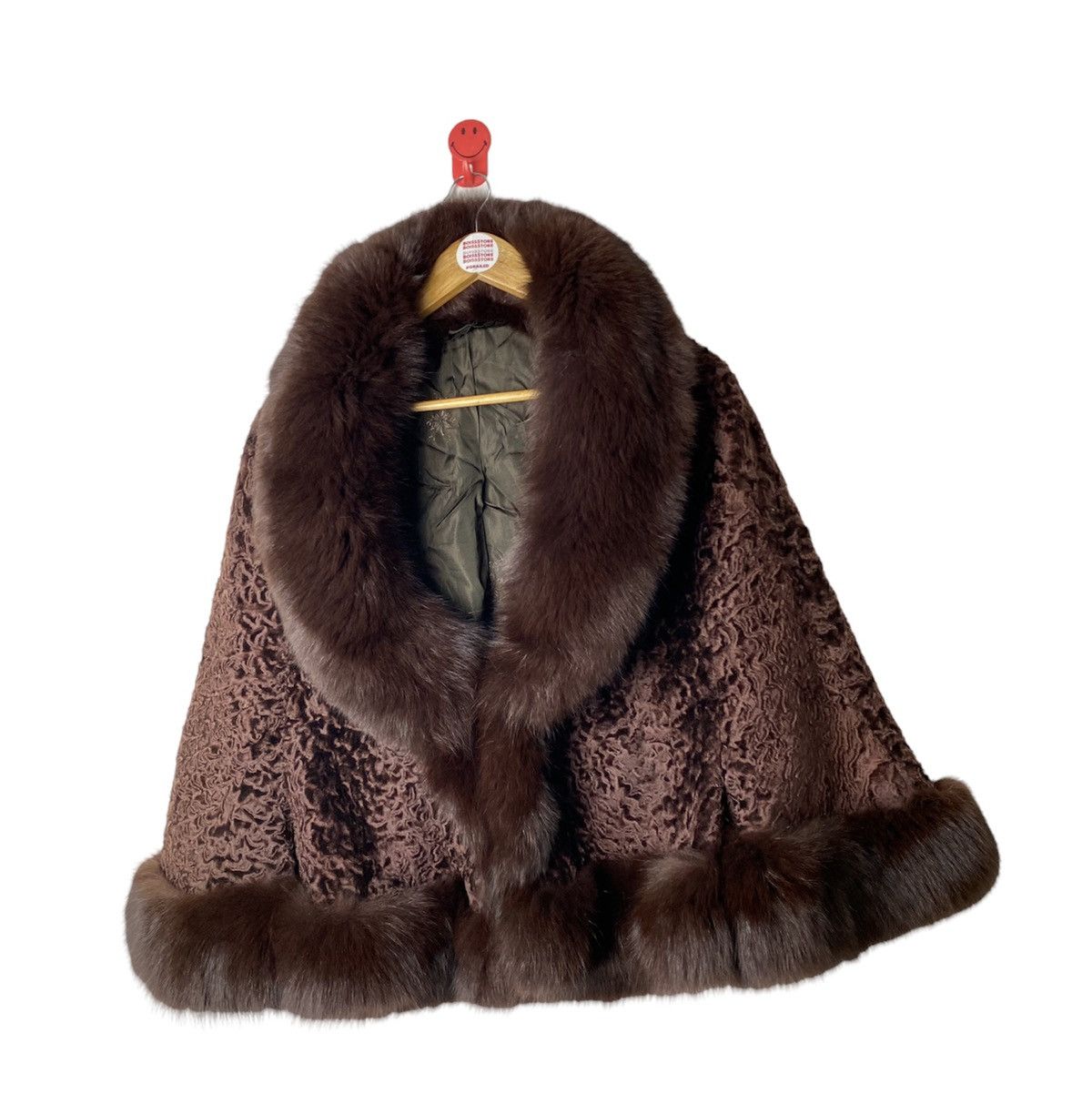 Issey Miyake Japanese designer Mink fur coat Size L / US 10 / IT 46 - 2 Thumbnail