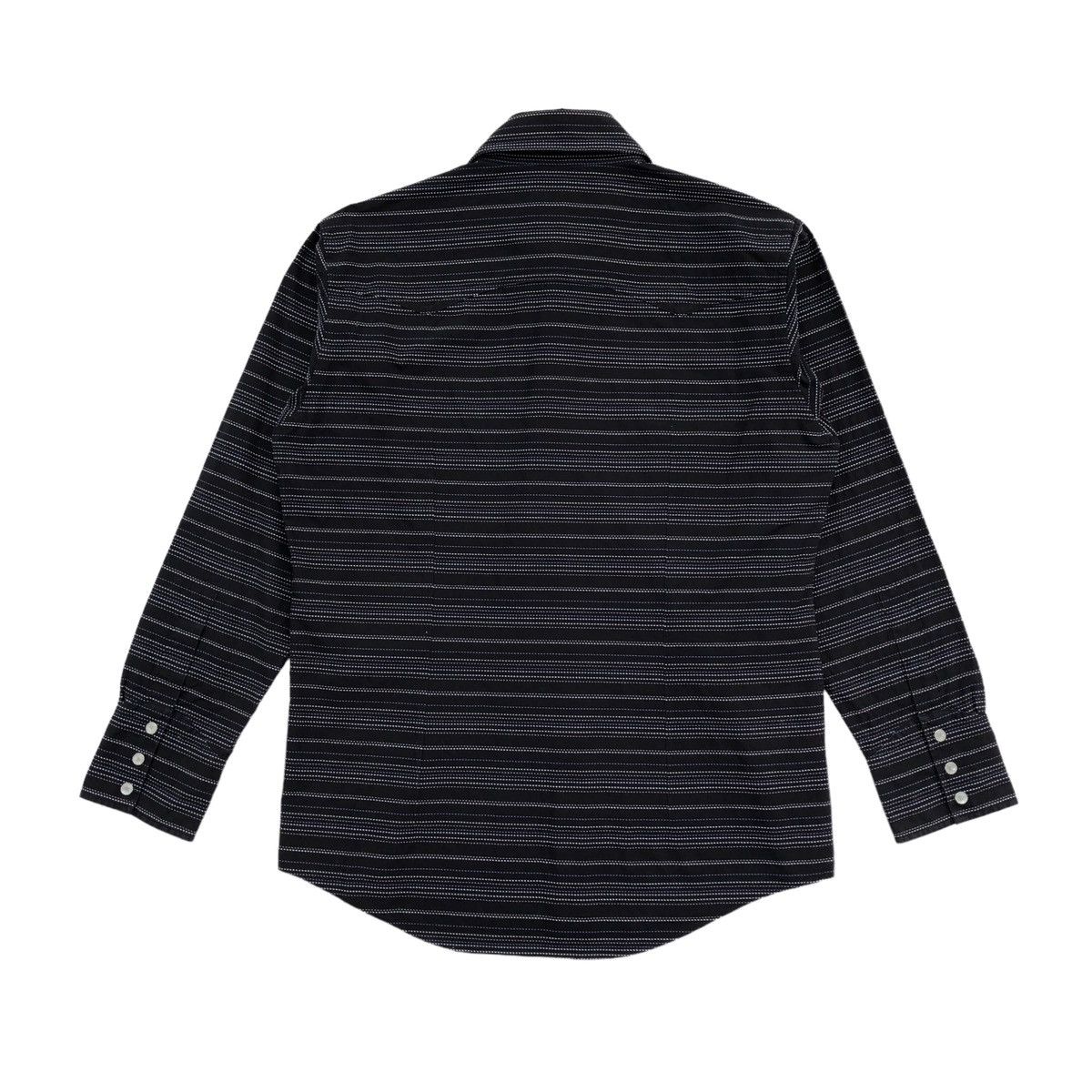 Burberry Burberry Black Label Embroidery Striped Slim Fit Shirt Size US M / EU 48-50 / 2 - 9 Thumbnail