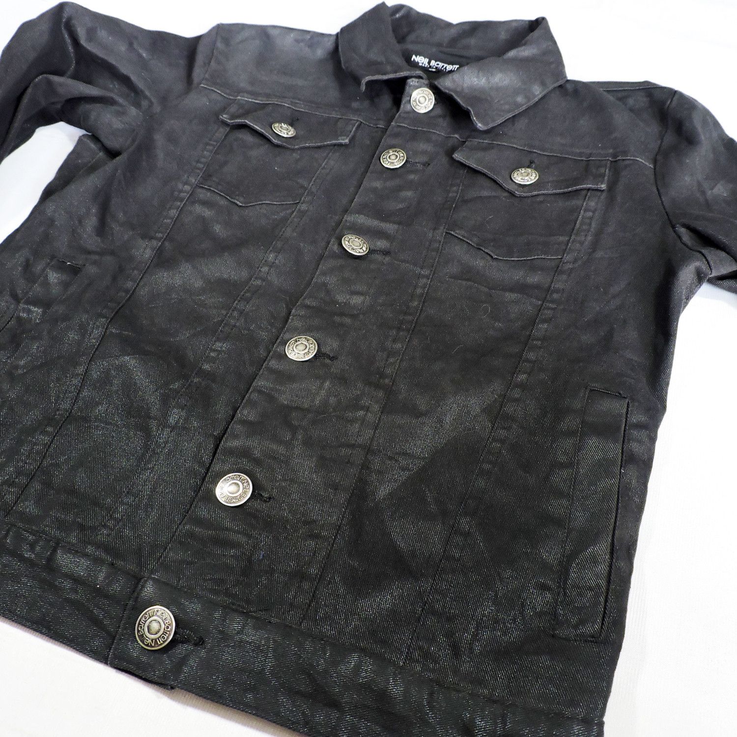 Neil Barrett NEIL BARRETT SKINNY FIT DENIM JACKET Size US M / EU 48-50 / 2 - 7 Thumbnail