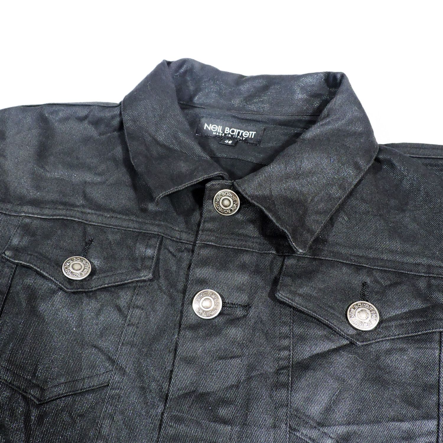 Neil Barrett NEIL BARRETT SKINNY FIT DENIM JACKET Size US M / EU 48-50 / 2 - 6 Thumbnail