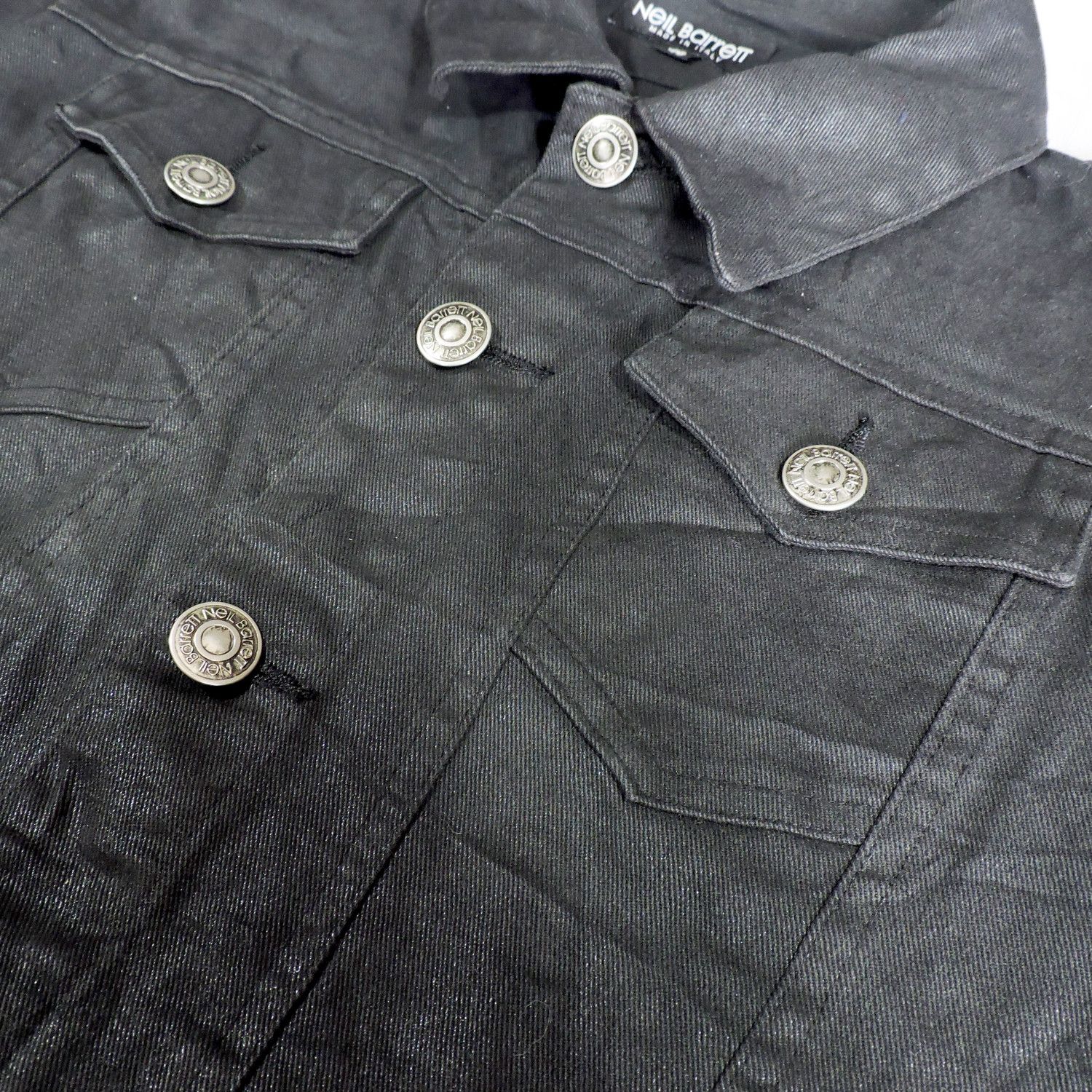 Neil Barrett NEIL BARRETT SKINNY FIT DENIM JACKET Size US M / EU 48-50 / 2 - 8 Thumbnail
