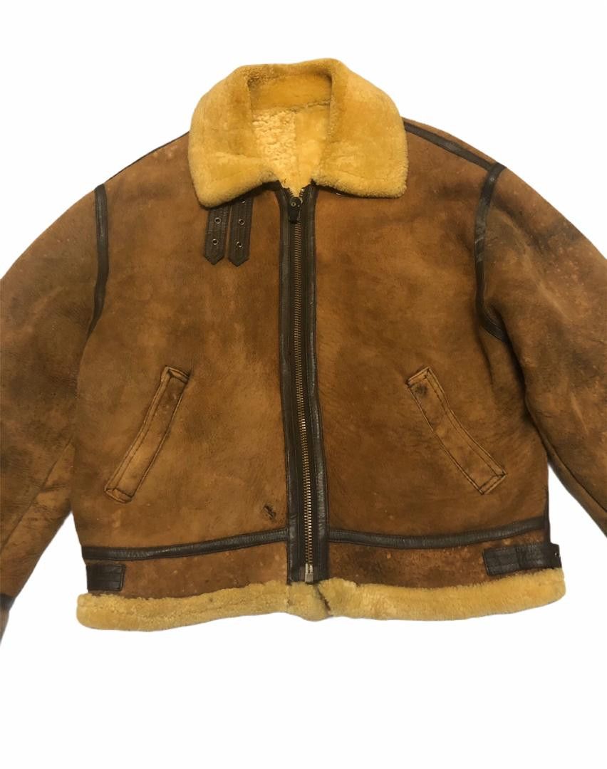 Vintage 💥BIND OFFER NOW❌Vtg B3 Lambskin Jacket Shearling Size US XL / EU 56 / 4 - 4 Thumbnail