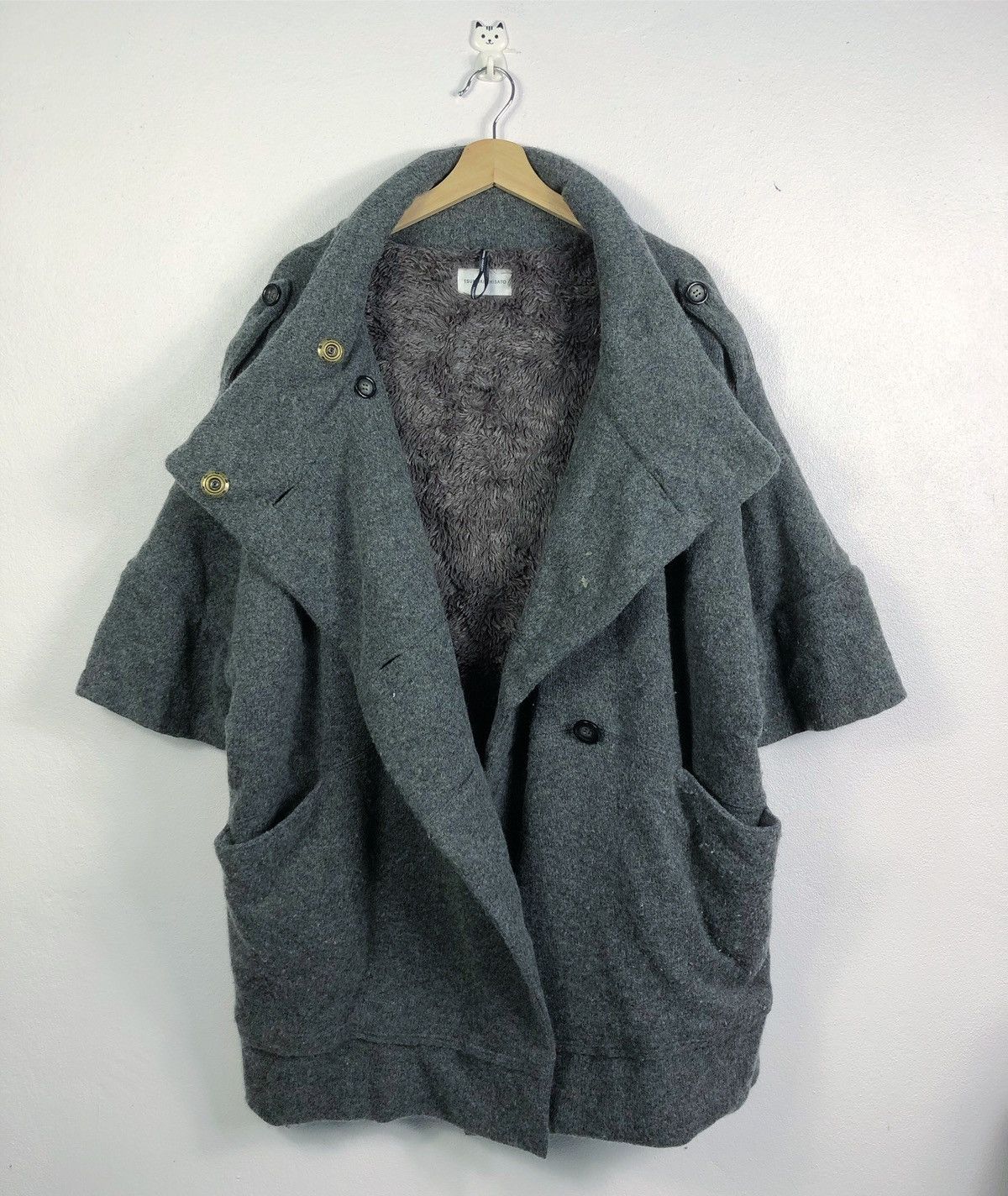 Tsumori Chisato Rare Tsumori Chisato Issey Miyake Faux Fur Jacket Size US XXL / EU 58 / 5 - 1 Thumbnail