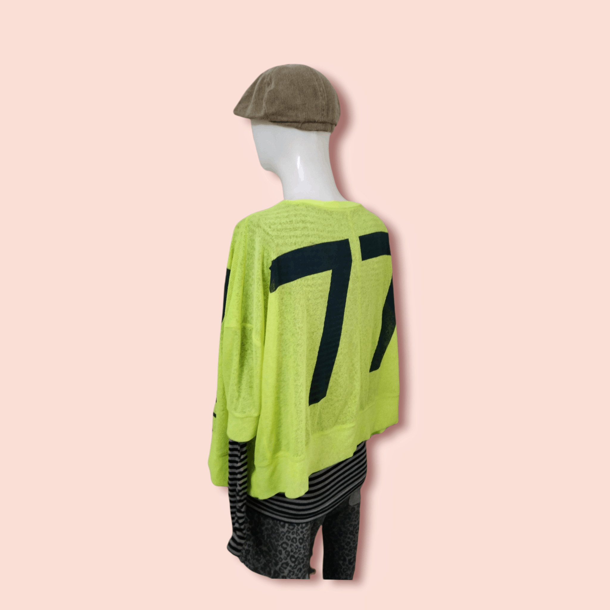Japanese Brand JERSEY STYLE SEE THROUGH OFF SHOULDER CROP TOP Size ONE SIZE - 5 Thumbnail