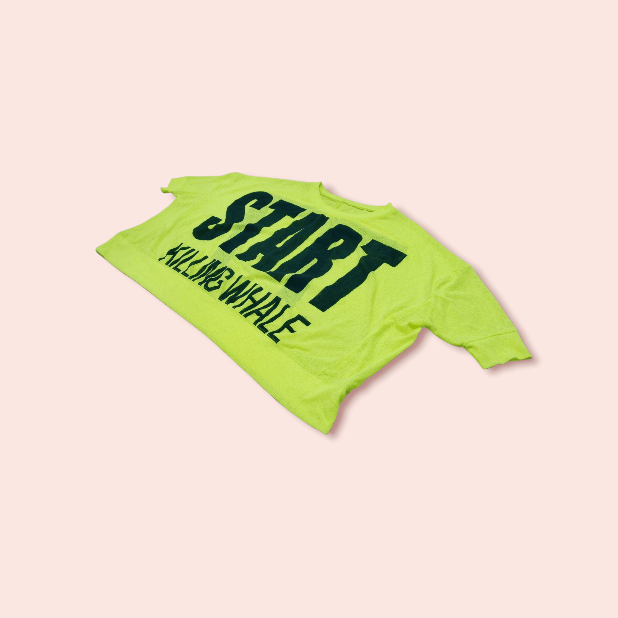 Japanese Brand JERSEY STYLE SEE THROUGH OFF SHOULDER CROP TOP Size ONE SIZE - 7 Thumbnail