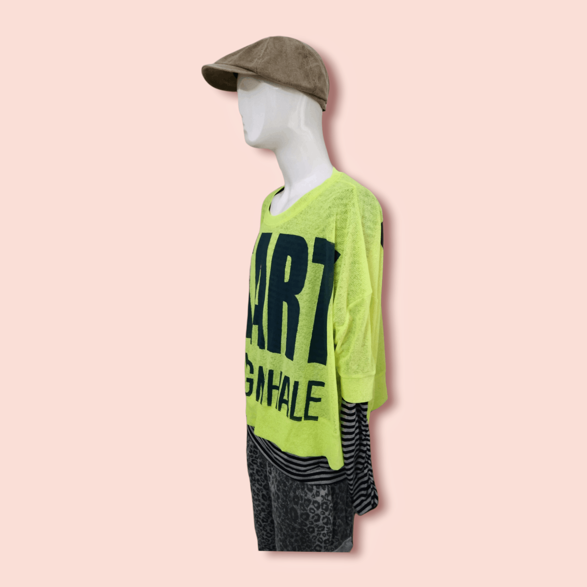 Japanese Brand JERSEY STYLE SEE THROUGH OFF SHOULDER CROP TOP Size ONE SIZE - 4 Thumbnail