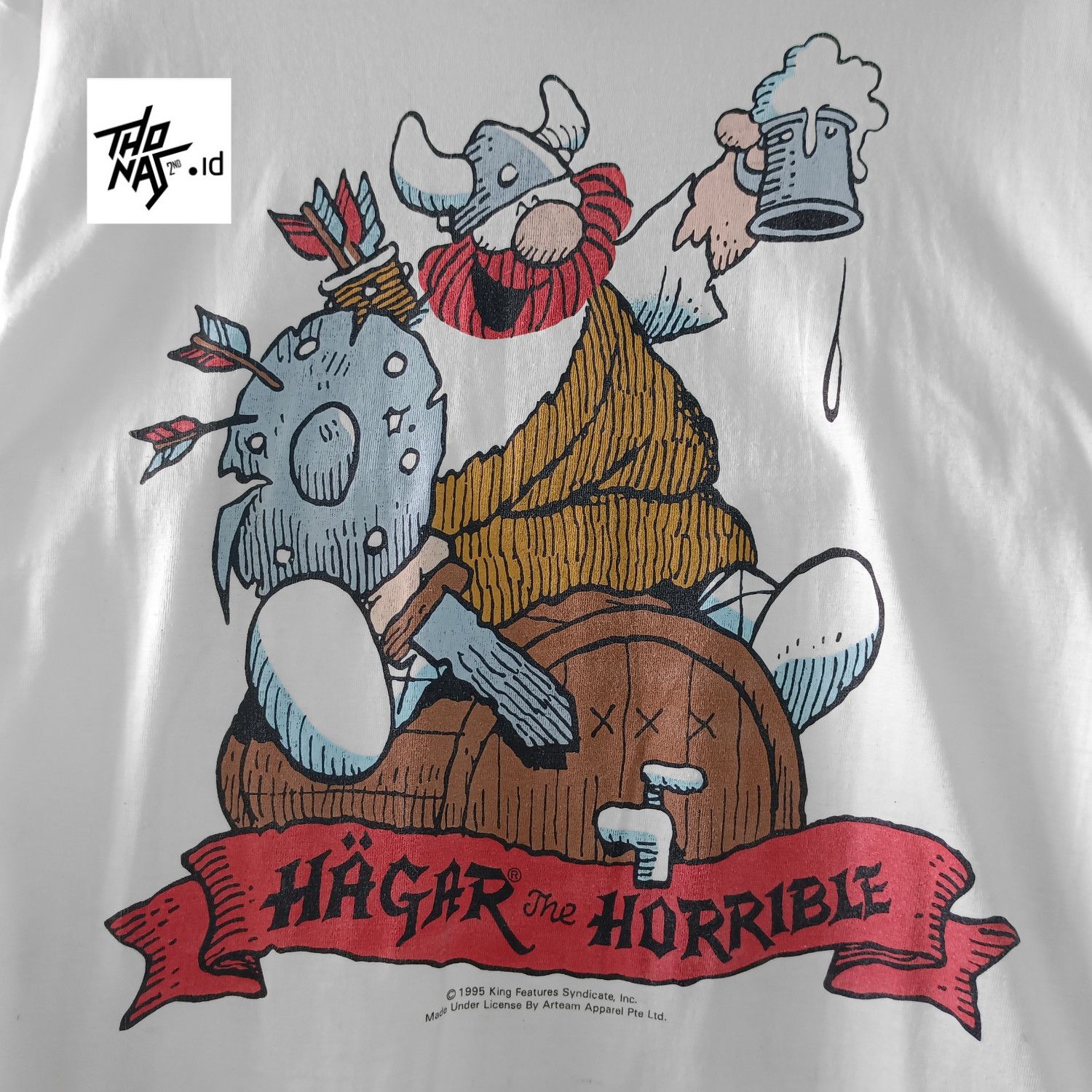 Cartoon Network Vintage 90s Hagar the Horrible Size US M / EU 48-50 / 2 - 1 Thumbnail
