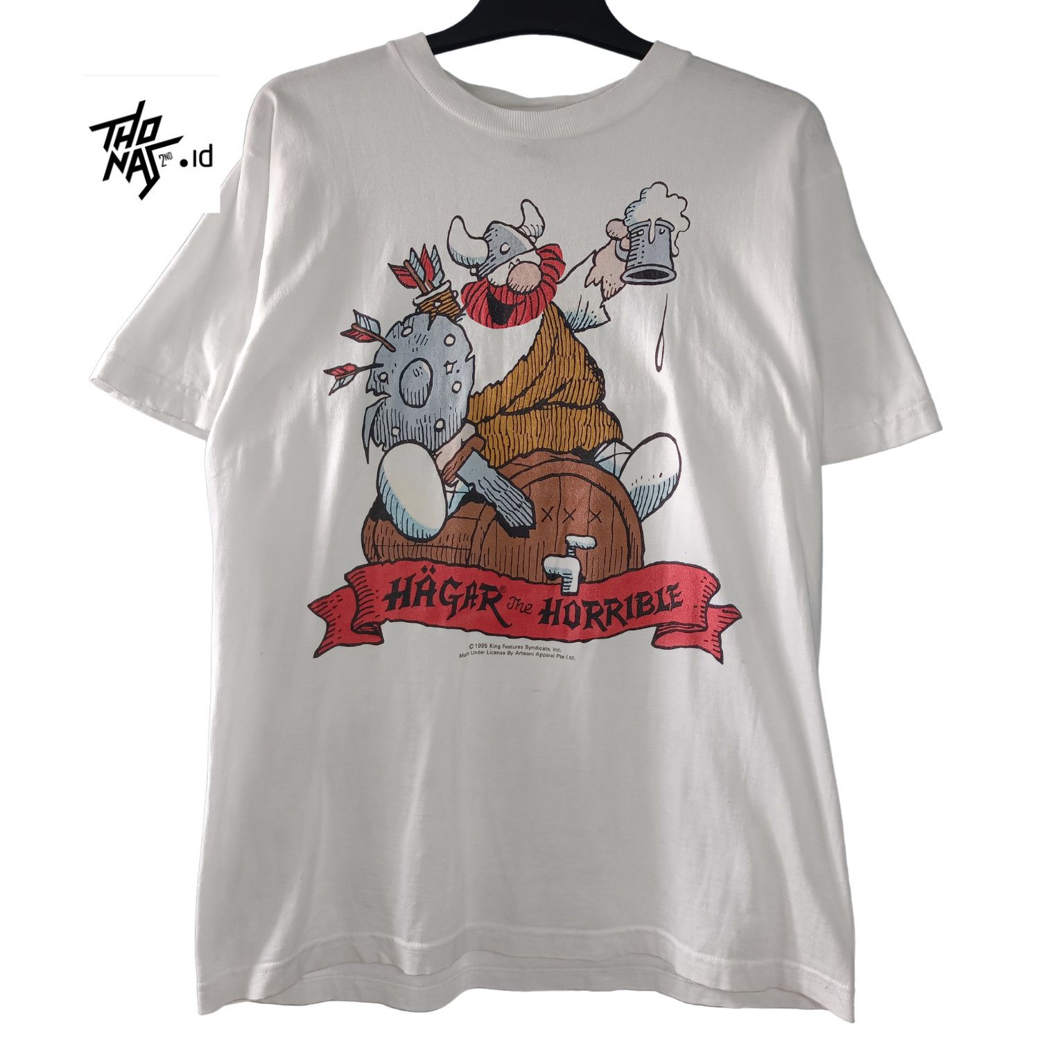 Cartoon Network Vintage 90s Hagar the Horrible Size US M / EU 48-50 / 2 - 2 Thumbnail