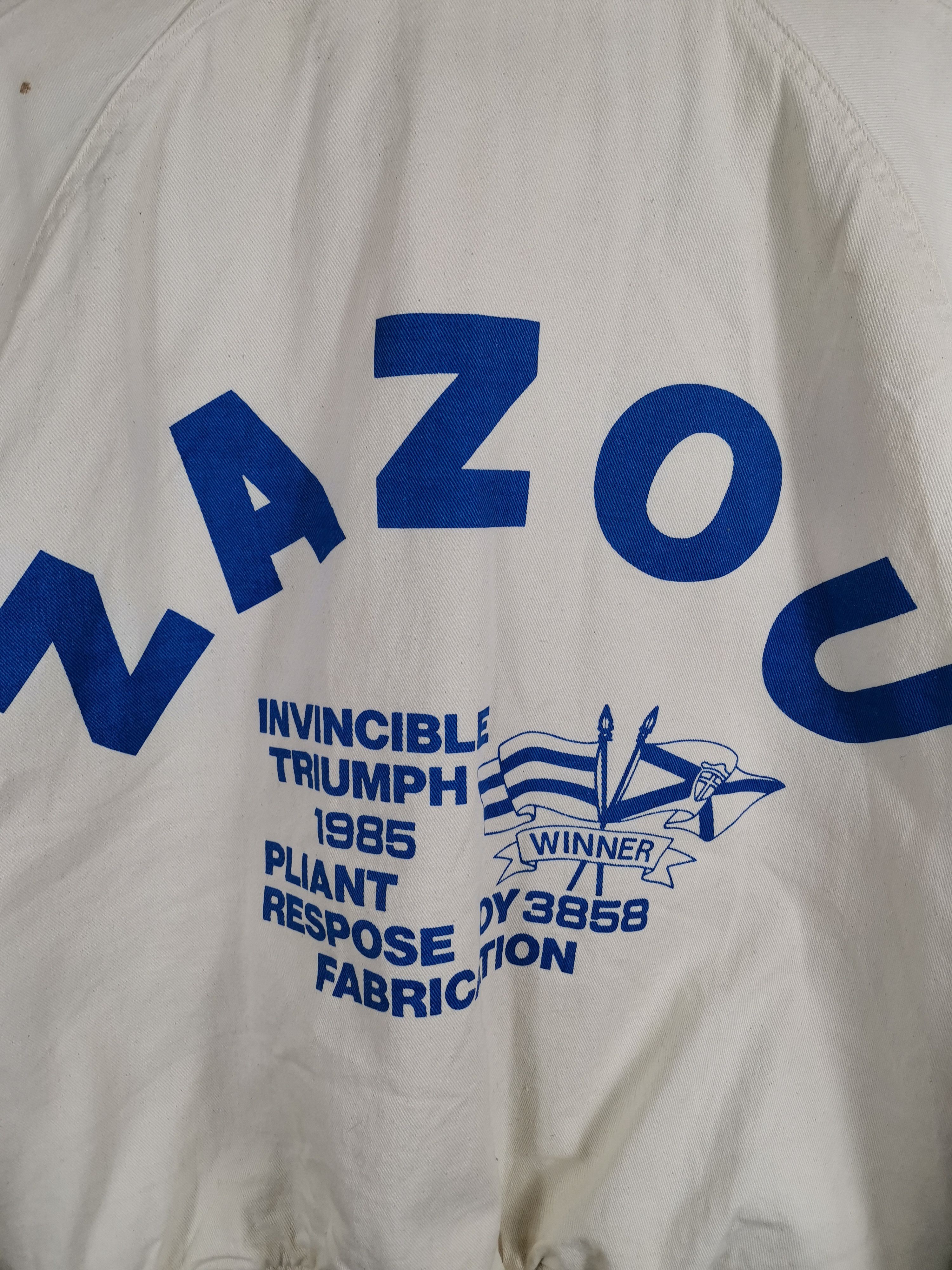 Japanese Brand Vintage 80s Varsity Jacket By Zazou Triump Size US XL / EU 56 / 4 - 2 Thumbnail