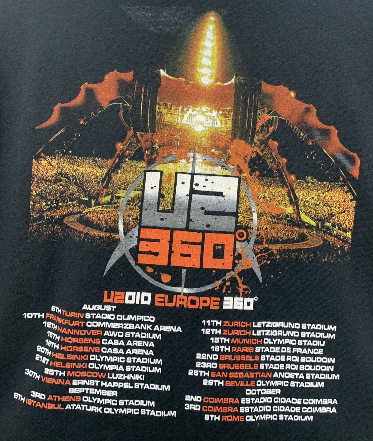 Band Tees Vintage U2 360 Tour 2009 T-shirt Size US M / EU 48-50 / 2 - 10 Thumbnail