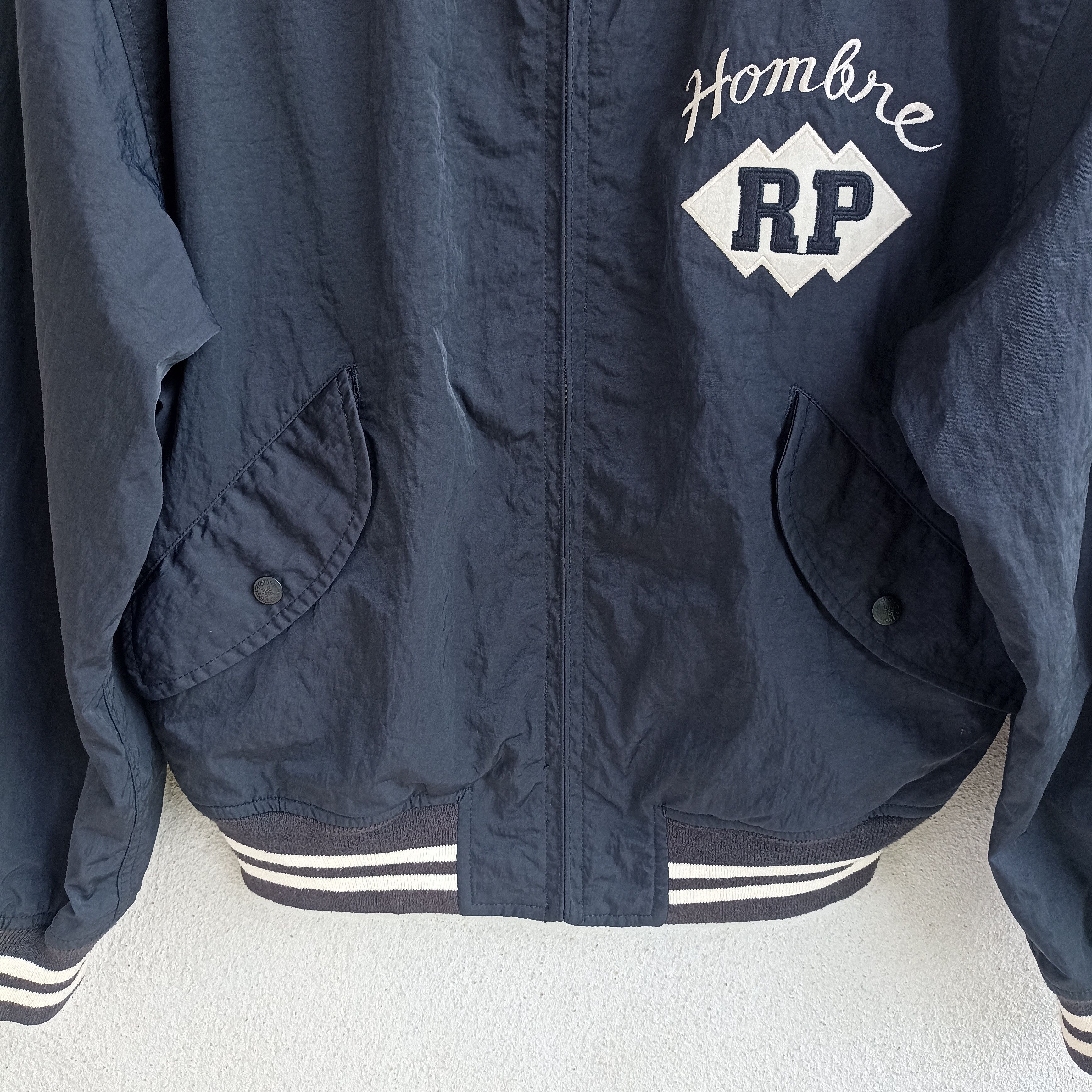 Japanese Brand Vintage Hombre 89 Rozzo Pulcinos Bombers Jacket Size US L / EU 52-54 / 3 - 3 Thumbnail