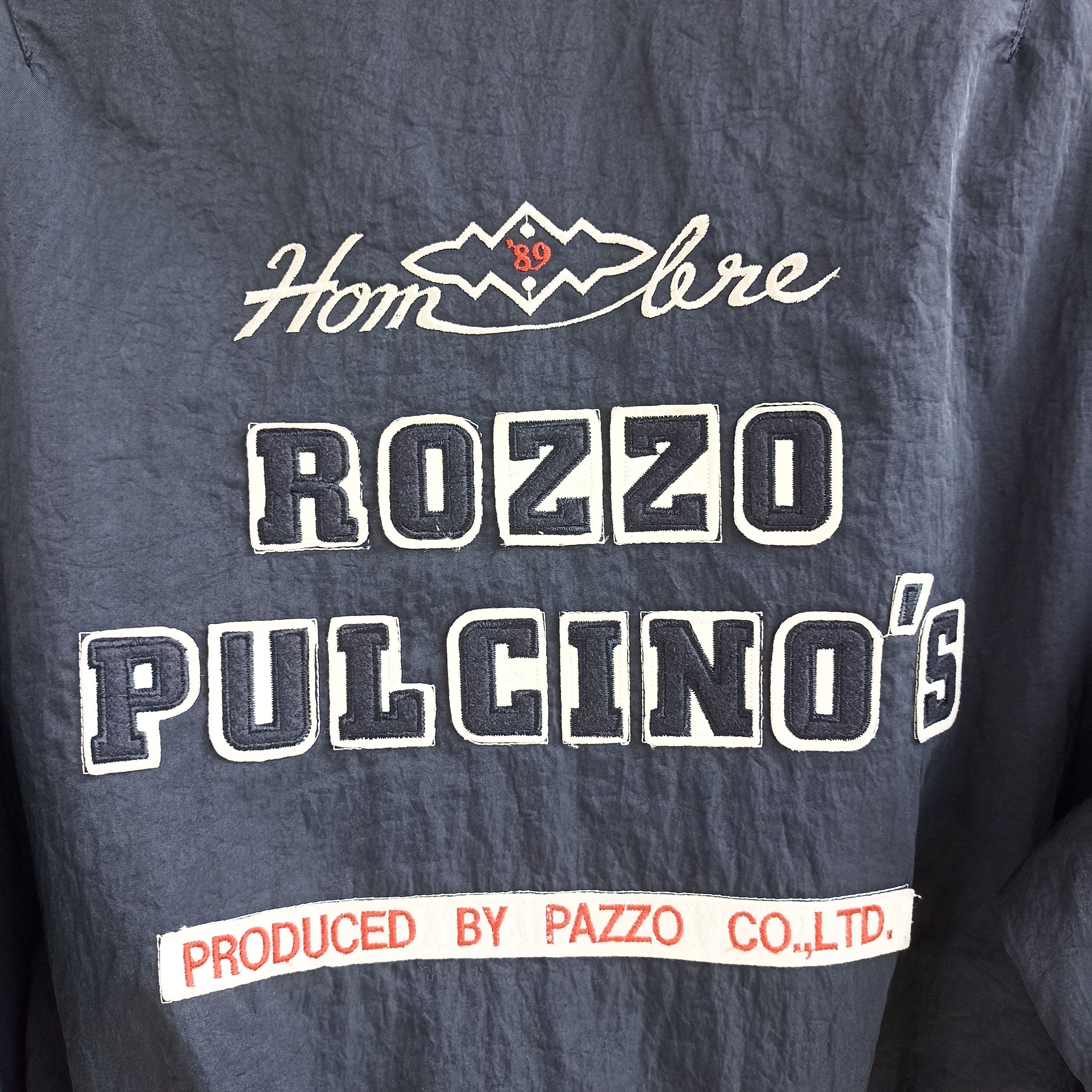 Japanese Brand Vintage Hombre 89 Rozzo Pulcinos Bombers Jacket Size US L / EU 52-54 / 3 - 12 Thumbnail
