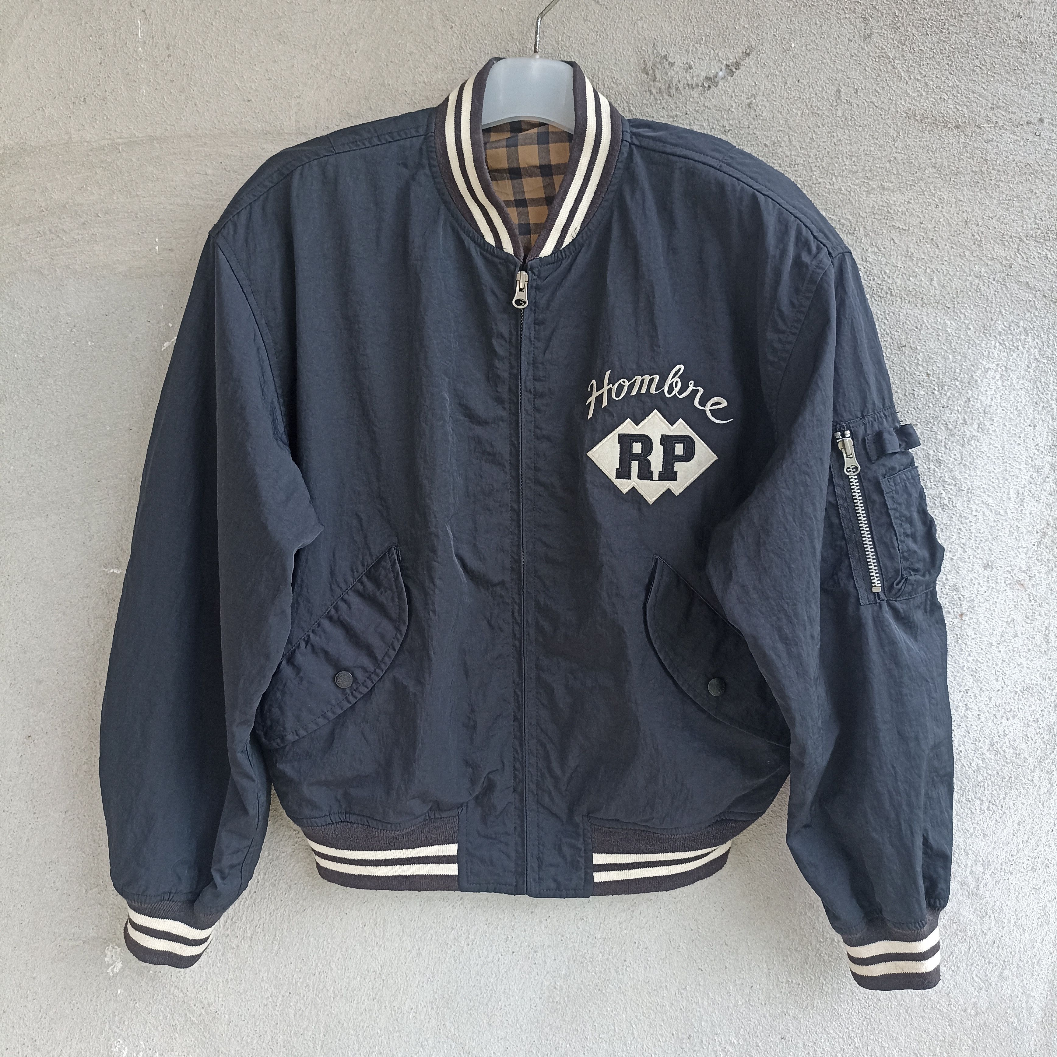 Japanese Brand Vintage Hombre 89 Rozzo Pulcinos Bombers Jacket Size US L / EU 52-54 / 3 - 1 Thumbnail