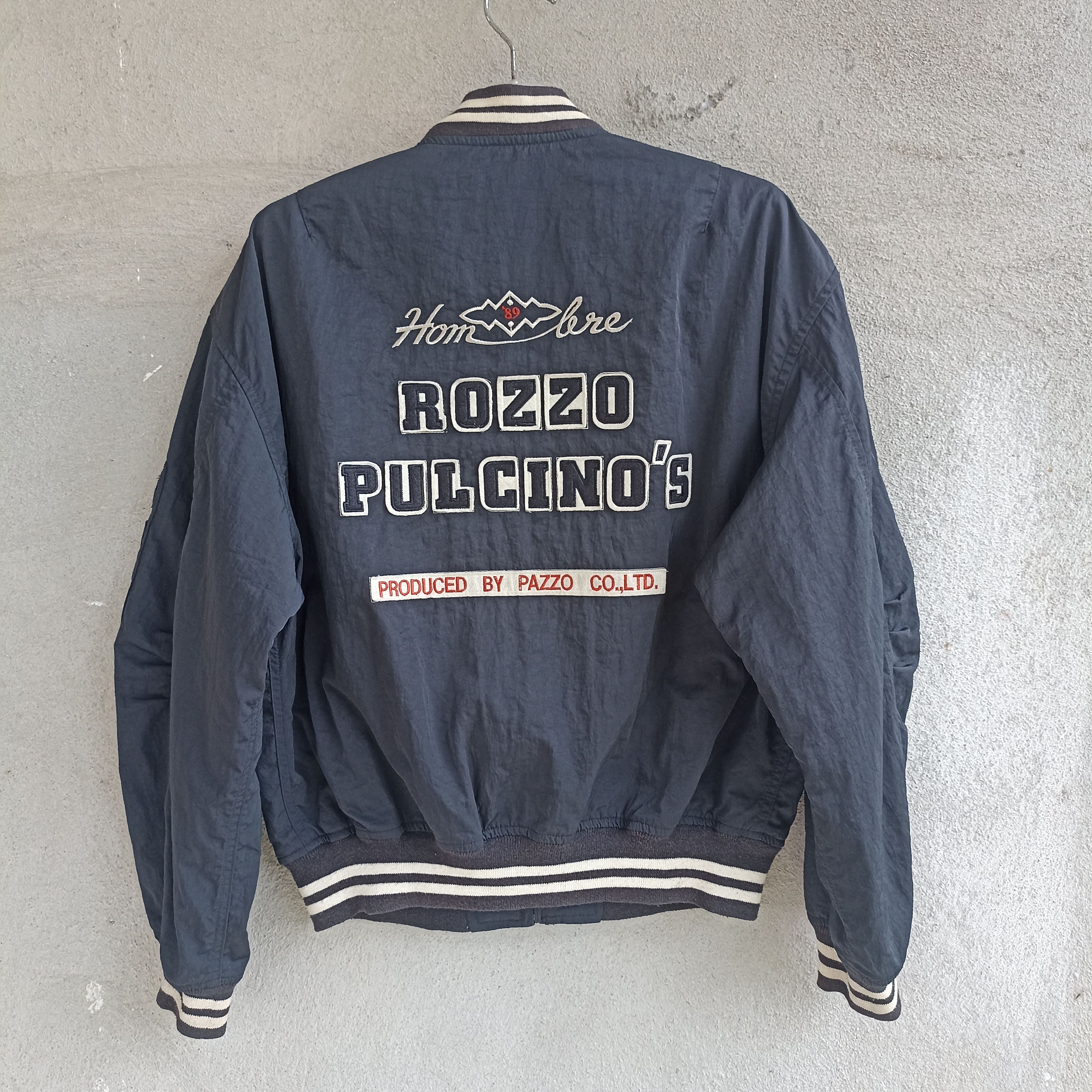 Japanese Brand Vintage Hombre 89 Rozzo Pulcinos Bombers Jacket Size US L / EU 52-54 / 3 - 11 Thumbnail