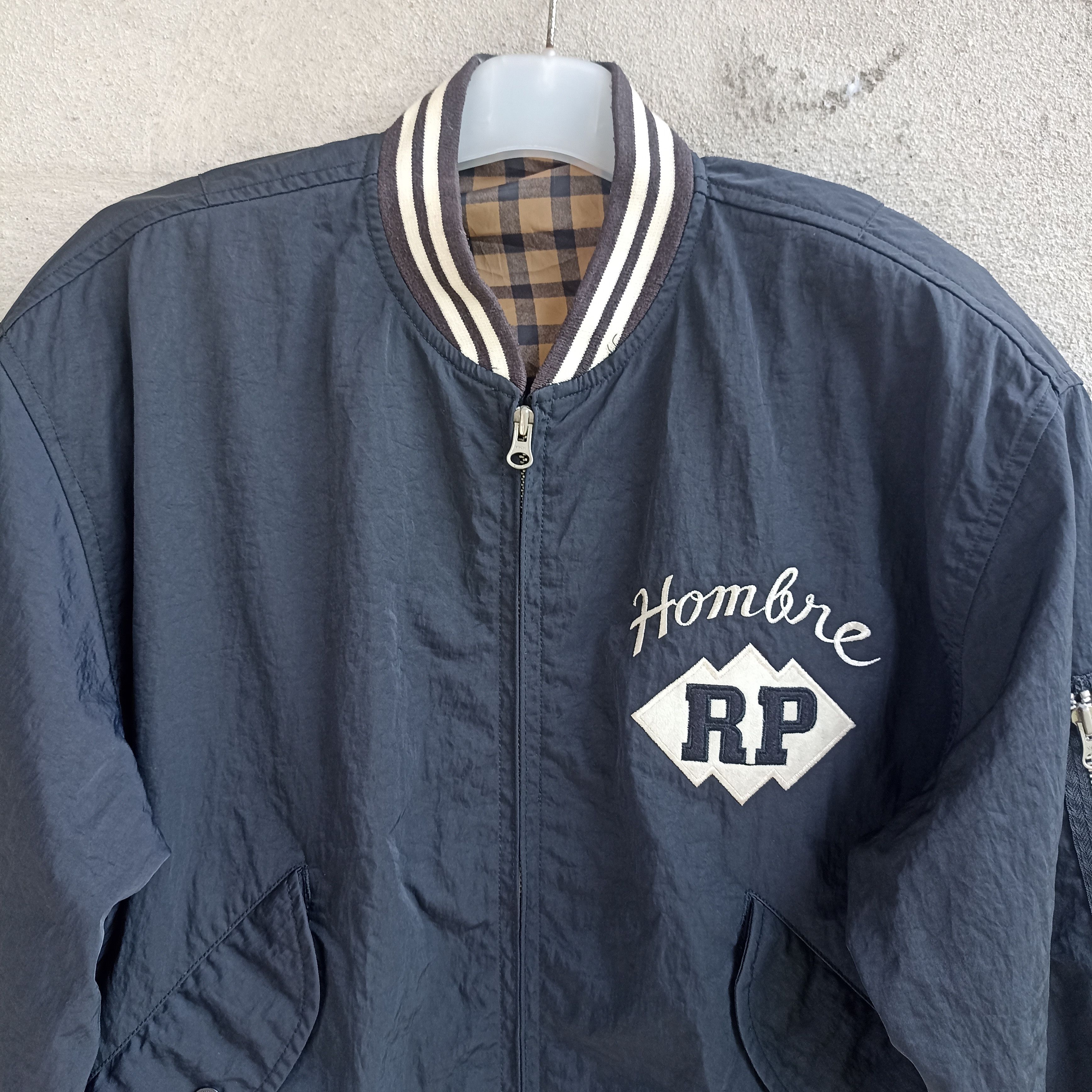 Japanese Brand Vintage Hombre 89 Rozzo Pulcinos Bombers Jacket Size US L / EU 52-54 / 3 - 2 Thumbnail