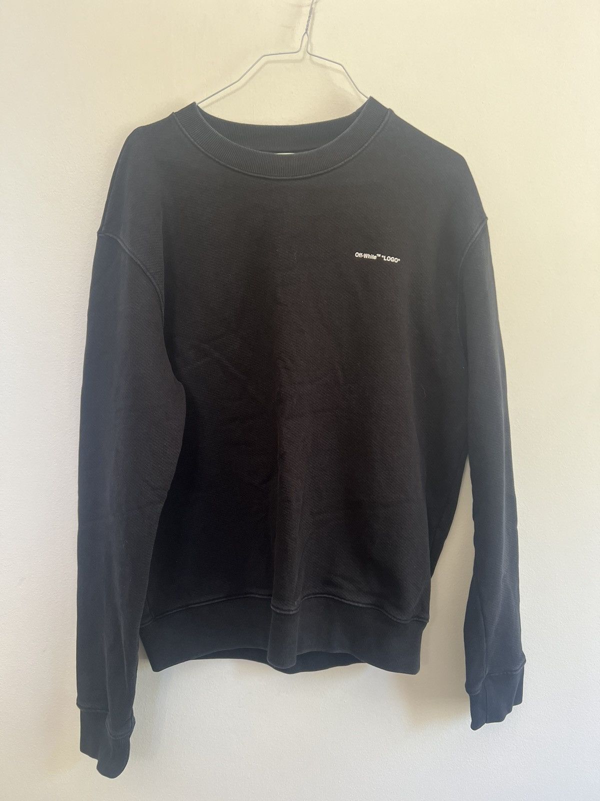 Off white small logo sweatshirt