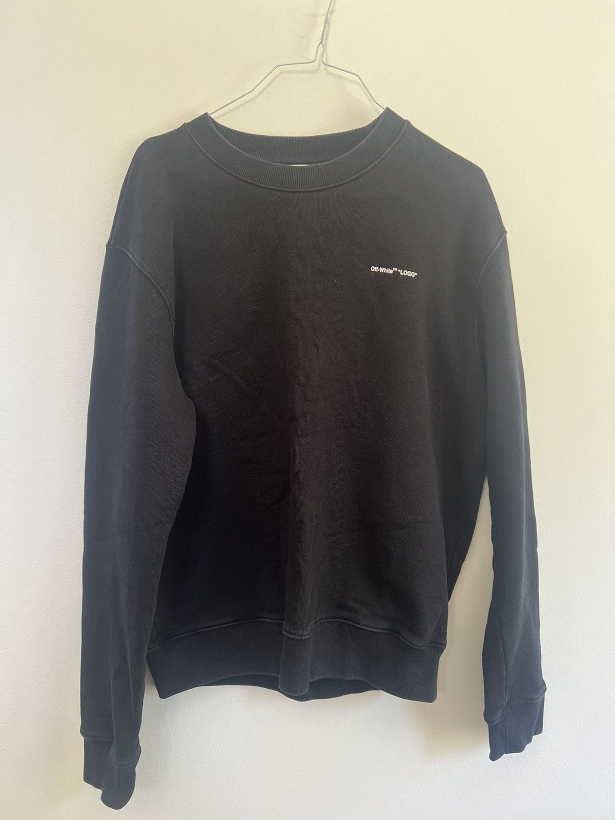 Off-White Off white small logo sweatshirt Size US L / EU 52-54 / 3 - 3 Thumbnail