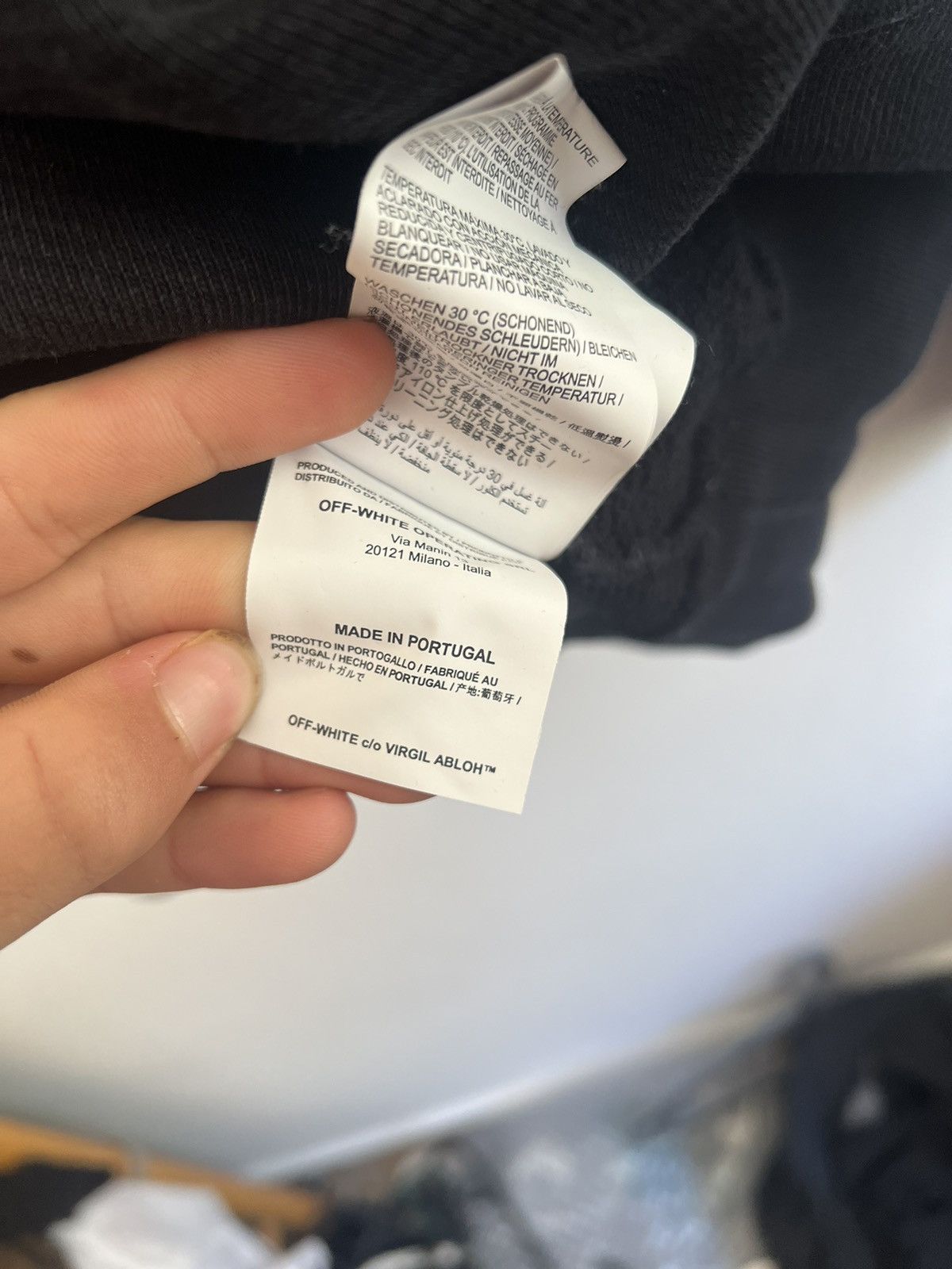 Off-White Off white small logo sweatshirt Size US L / EU 52-54 / 3 - 10 Thumbnail