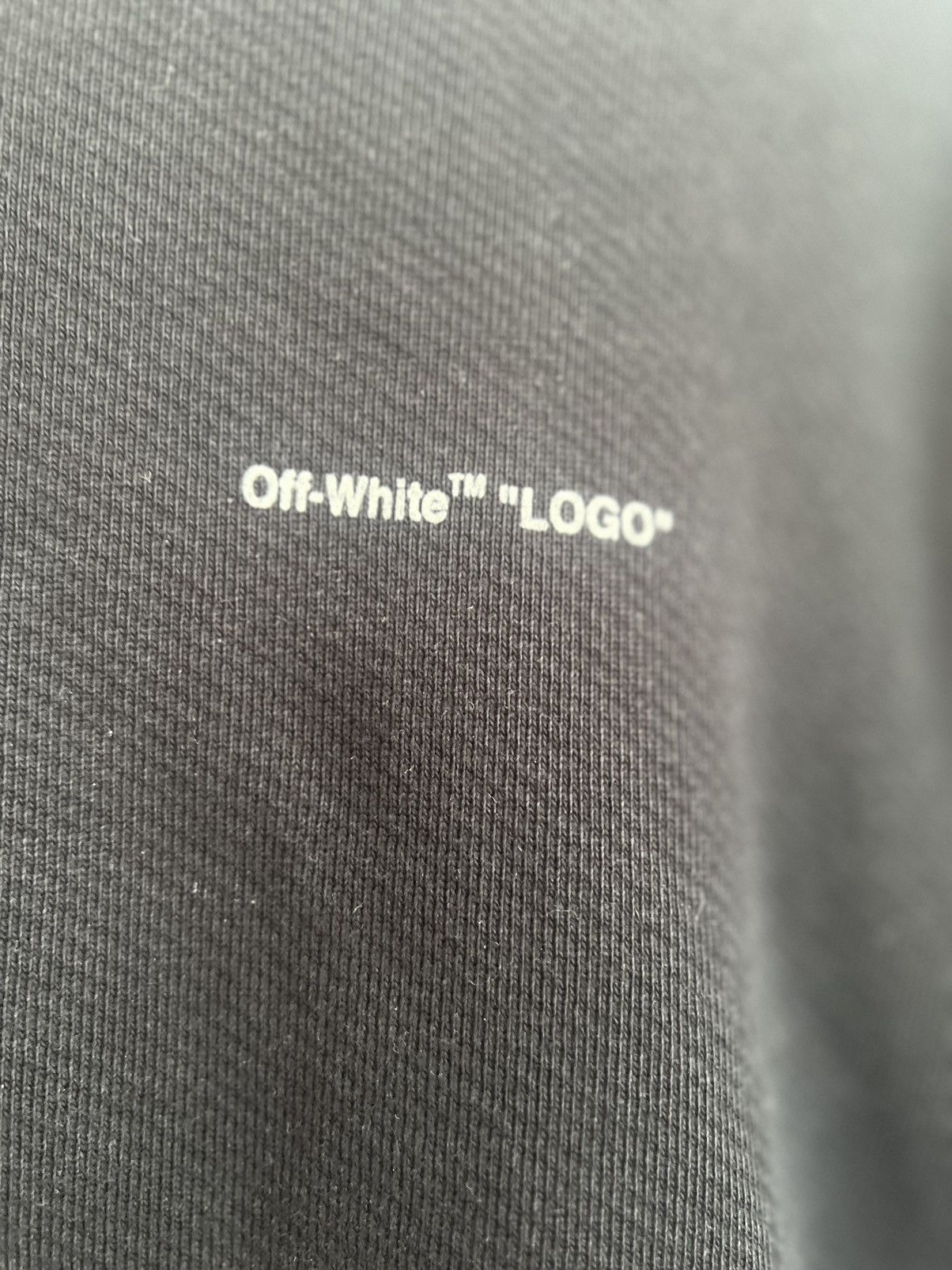 Off-White Off white small logo sweatshirt Size US L / EU 52-54 / 3 - 5 Thumbnail