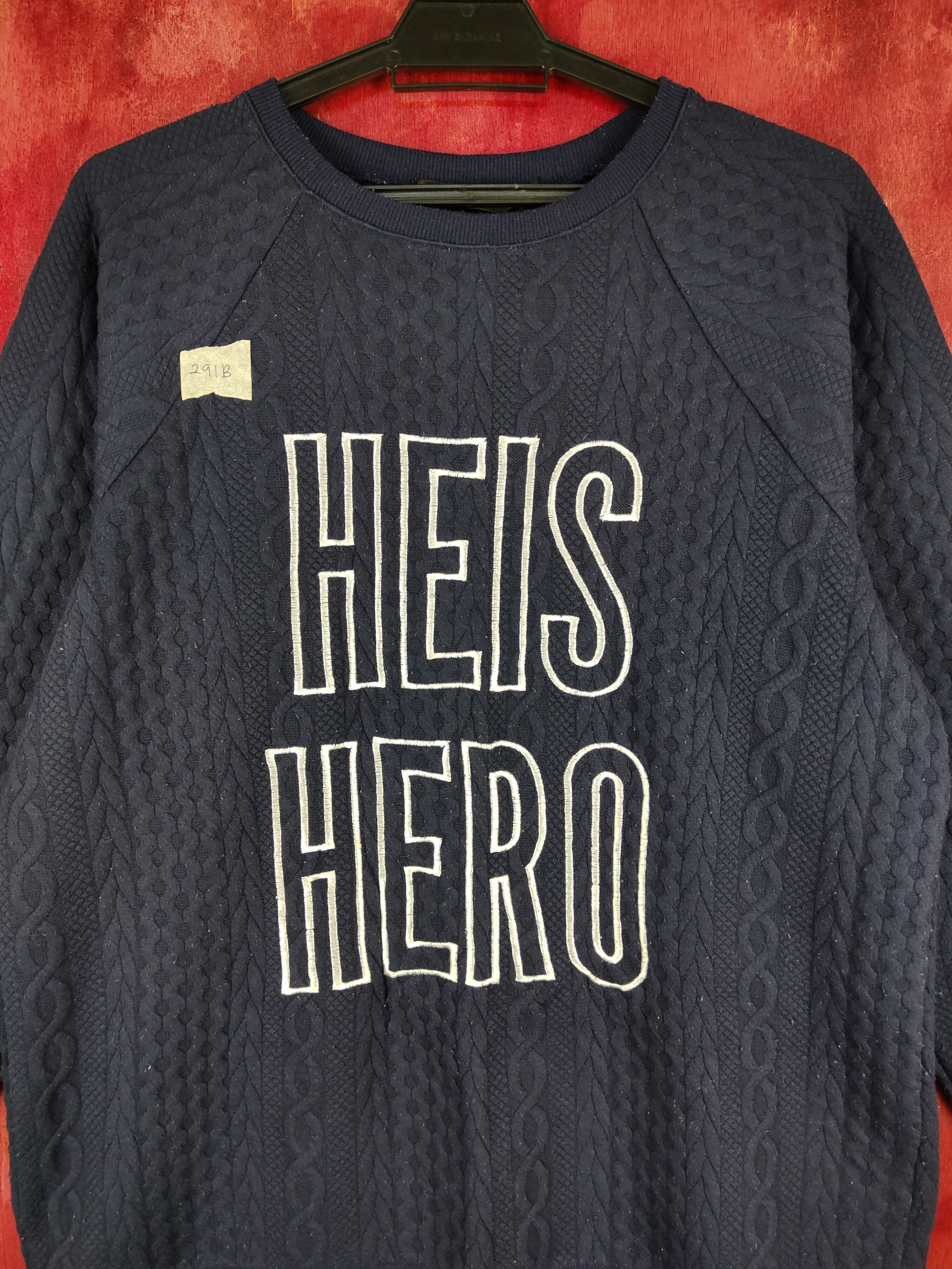 City Streets × Japanese Brand Blue Strive Dark Blue Heis Hero Sweatshirt #291B Size US M / EU 48-50 / 2 - 2 Thumbnail