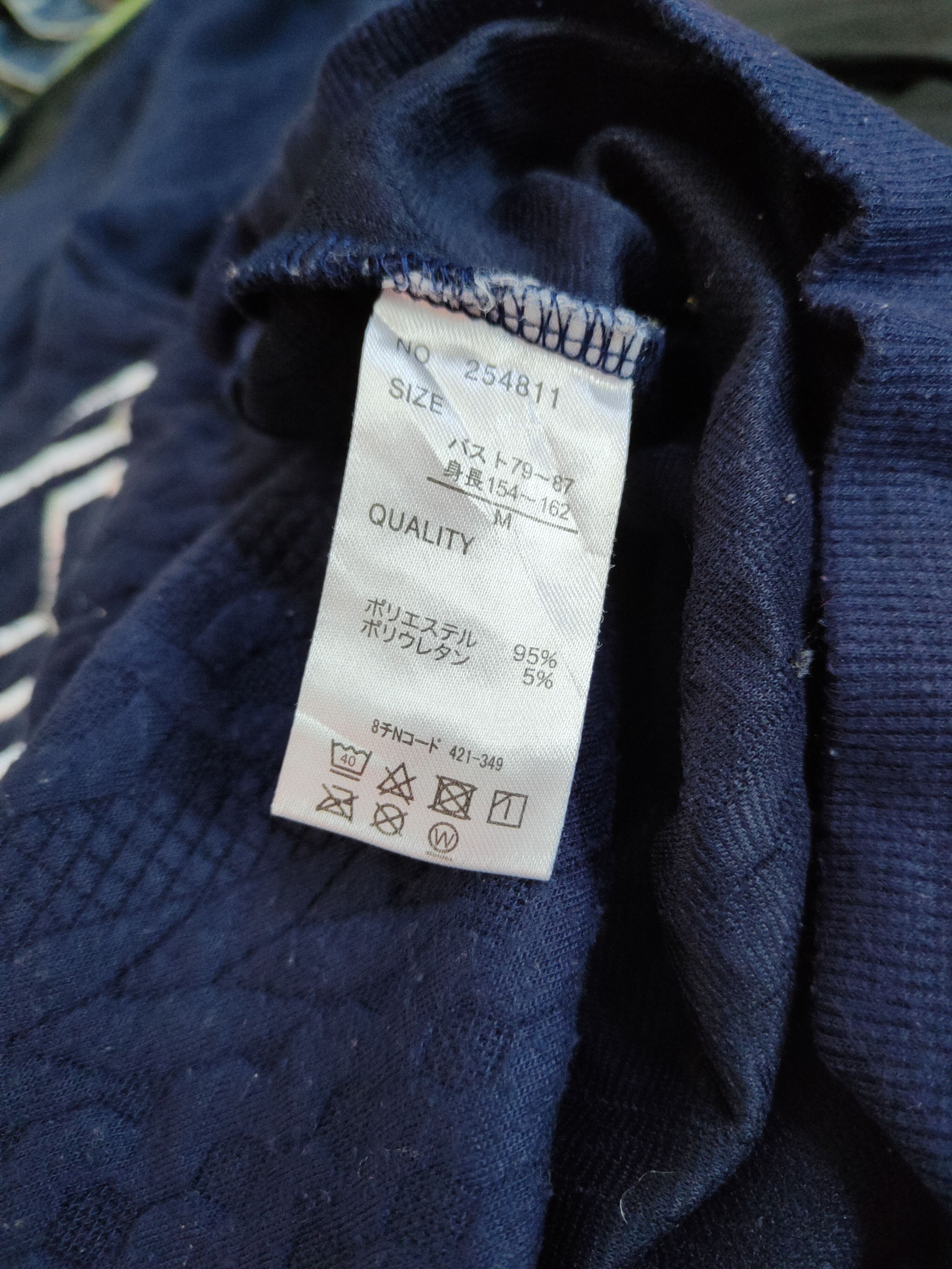 City Streets × Japanese Brand Blue Strive Dark Blue Heis Hero Sweatshirt #291B Size US M / EU 48-50 / 2 - 10 Thumbnail