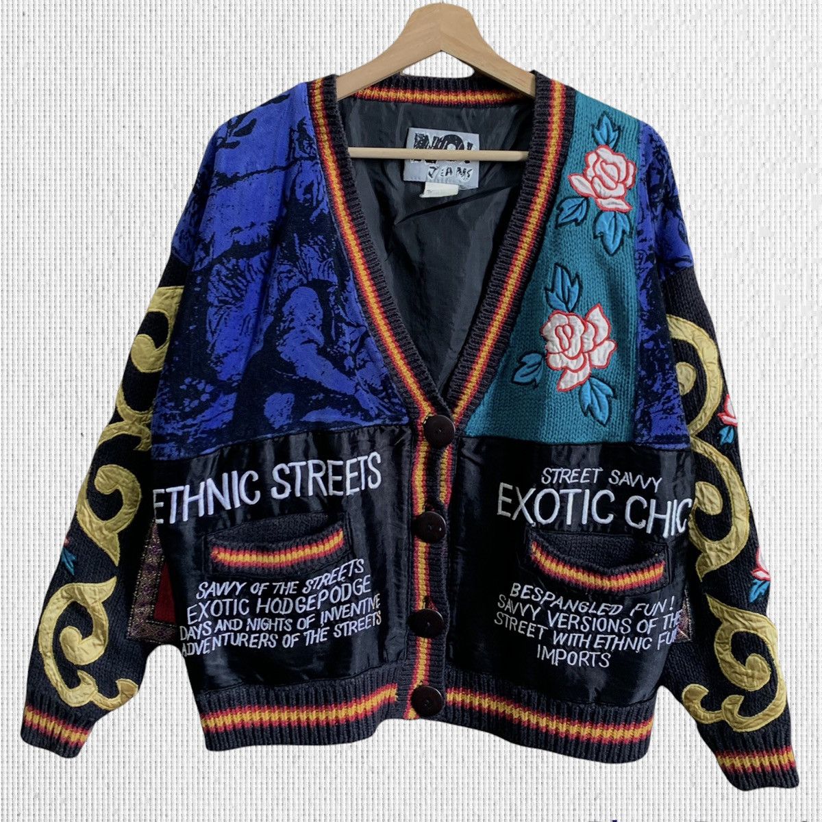 Japanese Brand Vtg No Jeans Wool Light Jacket Size US M / EU 48-50 / 2 - 1 Thumbnail