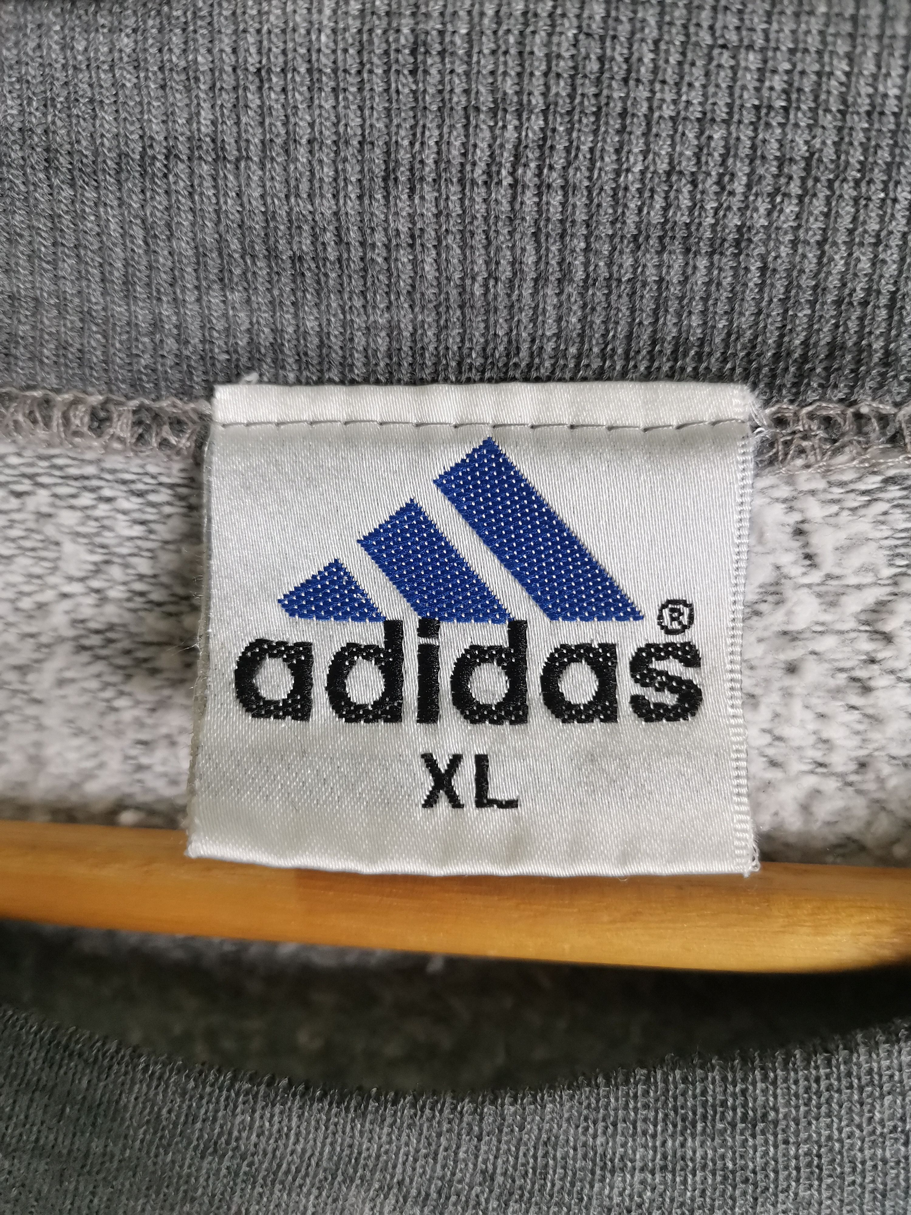 Adidas Vintage 90s Adidas Equipment Sweatshirt Big Logo Size US XL / EU 56 / 4 - 4 Thumbnail