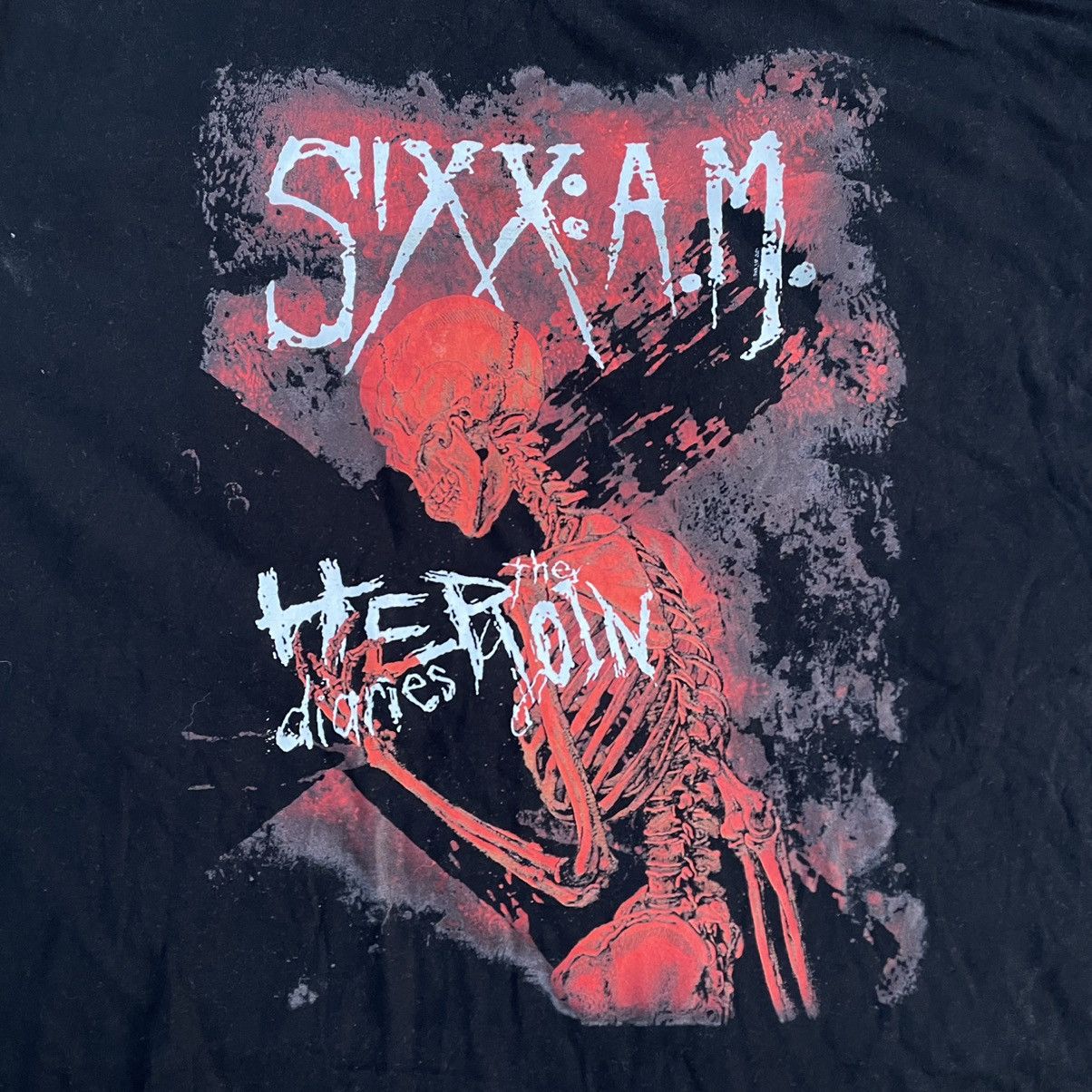 Vintage Vintage Y2K Skulls Dead Face Horror Tee Scream Paranoia 90s Size US XXL / EU 58 / 5 - 4 Thumbnail