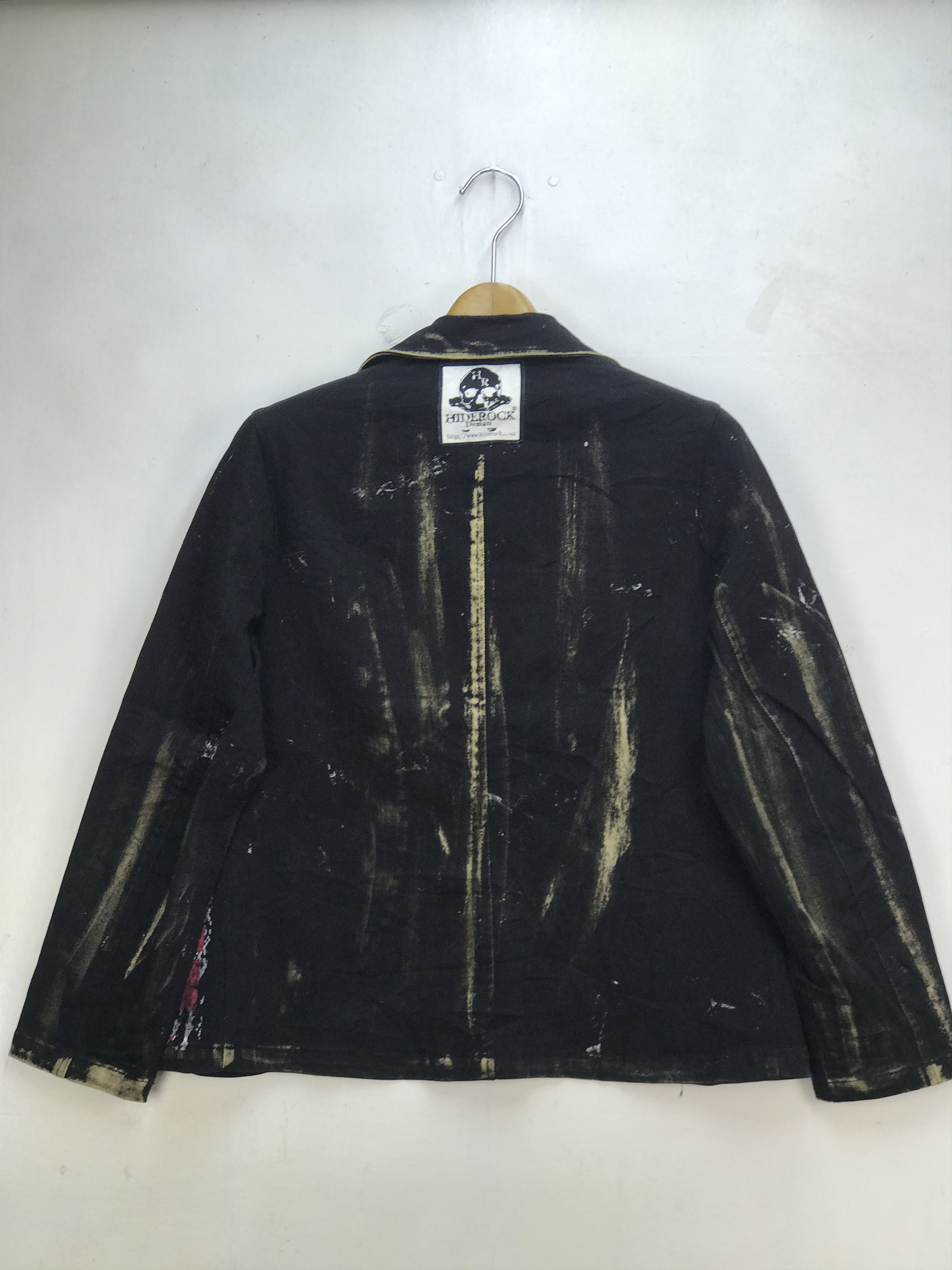 Japanese Brand VINTAGE THRASED HIDERROCK BLEACHED SPLASHED PUNK Size US S / EU 44-46 / 1 - 2 Thumbnail