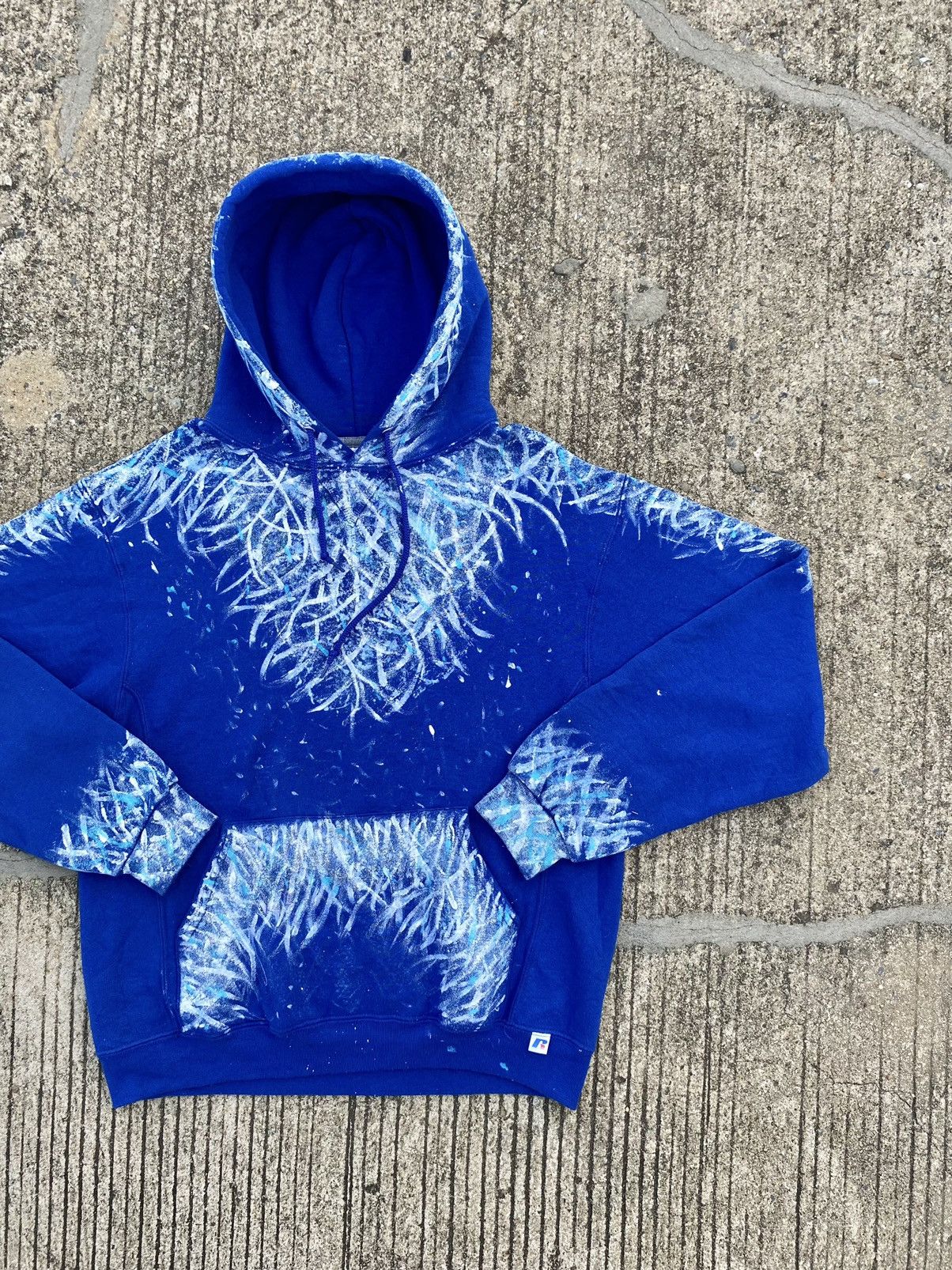 Vintage Vintage Snow Russell Athletic Hoodie Painter Size US M / EU 48-50 / 2 - 4 Thumbnail