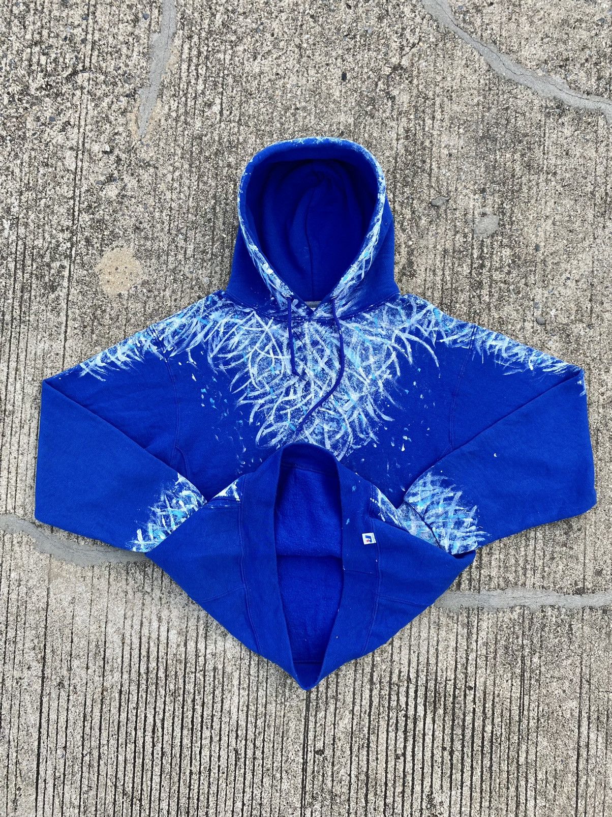 Vintage Vintage Snow Russell Athletic Hoodie Painter Size US M / EU 48-50 / 2 - 5 Thumbnail
