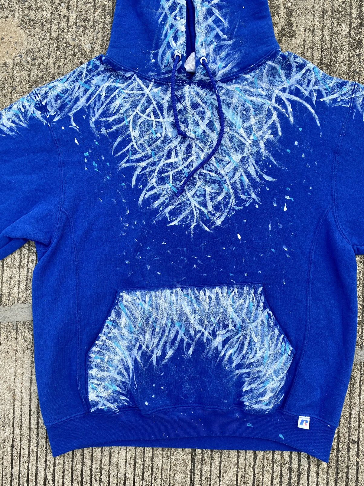 Vintage Vintage Snow Russell Athletic Hoodie Painter Size US M / EU 48-50 / 2 - 10 Thumbnail