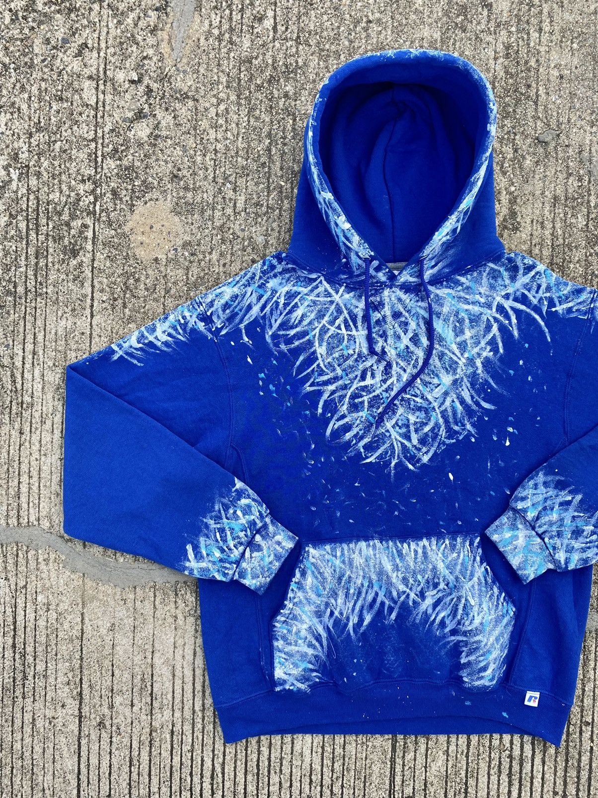 Vintage Vintage Snow Russell Athletic Hoodie Painter Size US M / EU 48-50 / 2 - 2 Thumbnail