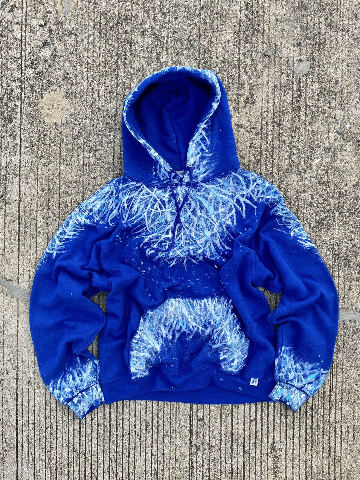 Vintage Vintage Snow Russell Athletic Hoodie Painter Size US M / EU 48-50 / 2 - 24 Thumbnail