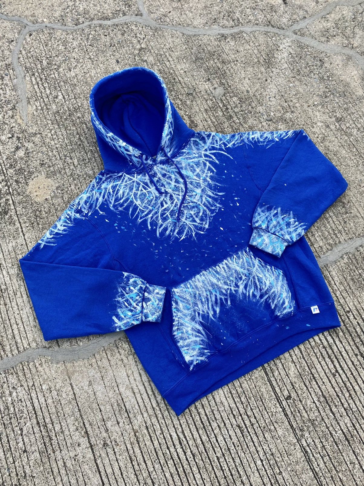 Vintage Vintage Snow Russell Athletic Hoodie Painter Size US M / EU 48-50 / 2 - 3 Thumbnail