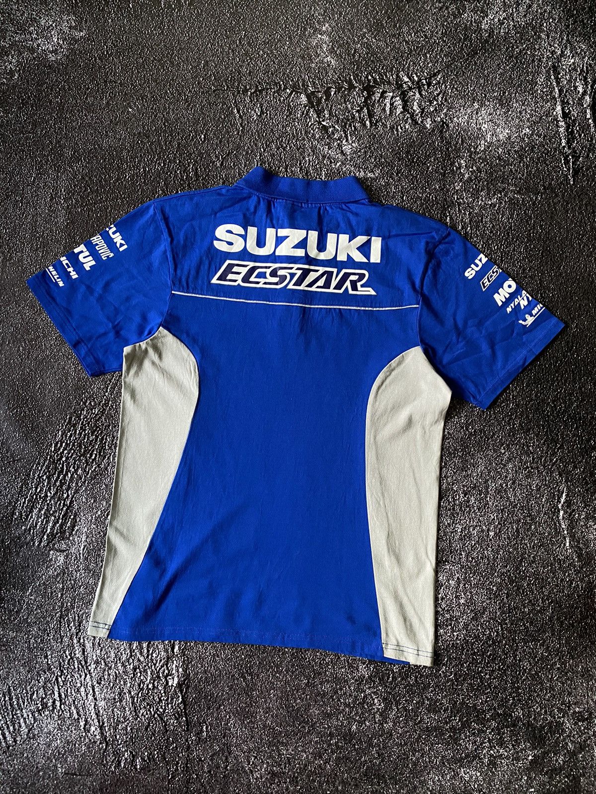 Other Vintage Y2K Suzuki Ecstar Racing Polo T-shirt Streetwear Size US M / EU 48-50 / 2 - 2 Thumbnail