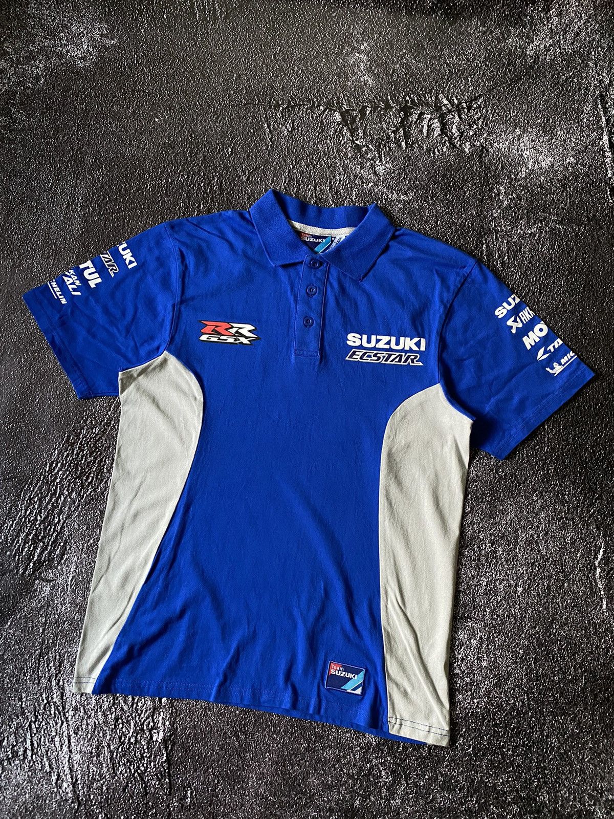 Other Vintage Y2K Suzuki Ecstar Racing Polo T-shirt Streetwear Size US M / EU 48-50 / 2 - 3 Thumbnail