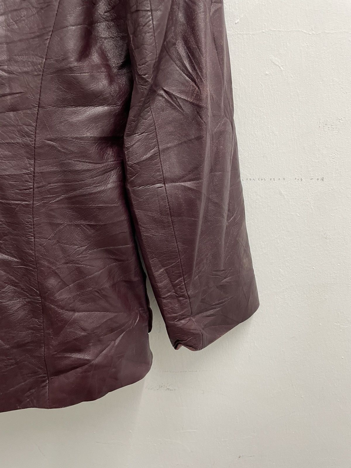 Burberry Burberry London Nova Check Lined Leather Jacket Size US XXS / EU 40 - 11 Thumbnail
