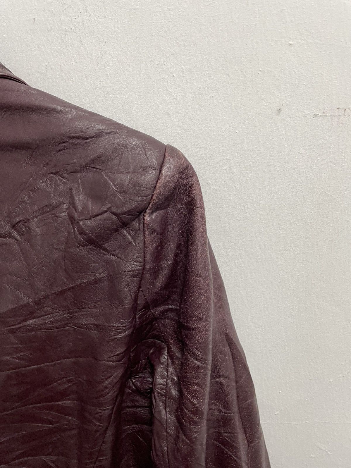 Burberry Burberry London Nova Check Lined Leather Jacket Size US XXS / EU 40 - 10 Thumbnail