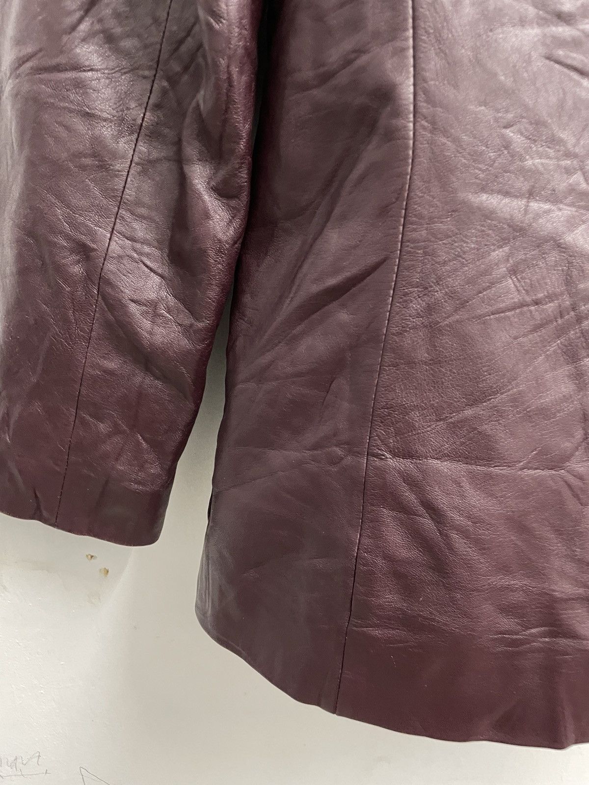 Burberry Burberry London Nova Check Lined Leather Jacket Size US XXS / EU 40 - 12 Thumbnail