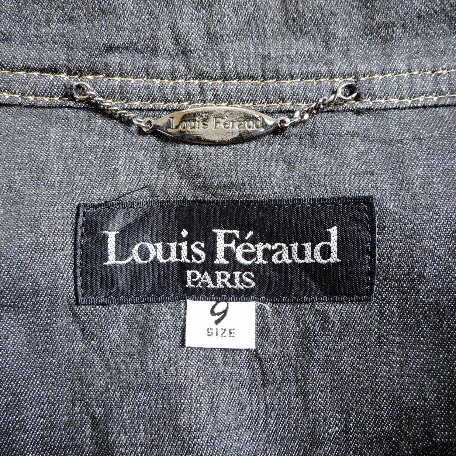 Louis Feraud LOUIS FÉRAUD FLAG PATCHWORK LIGHWEIGHT DENIM JACKET Size M / US 6-8 / IT 42-44 - 2 Thumbnail