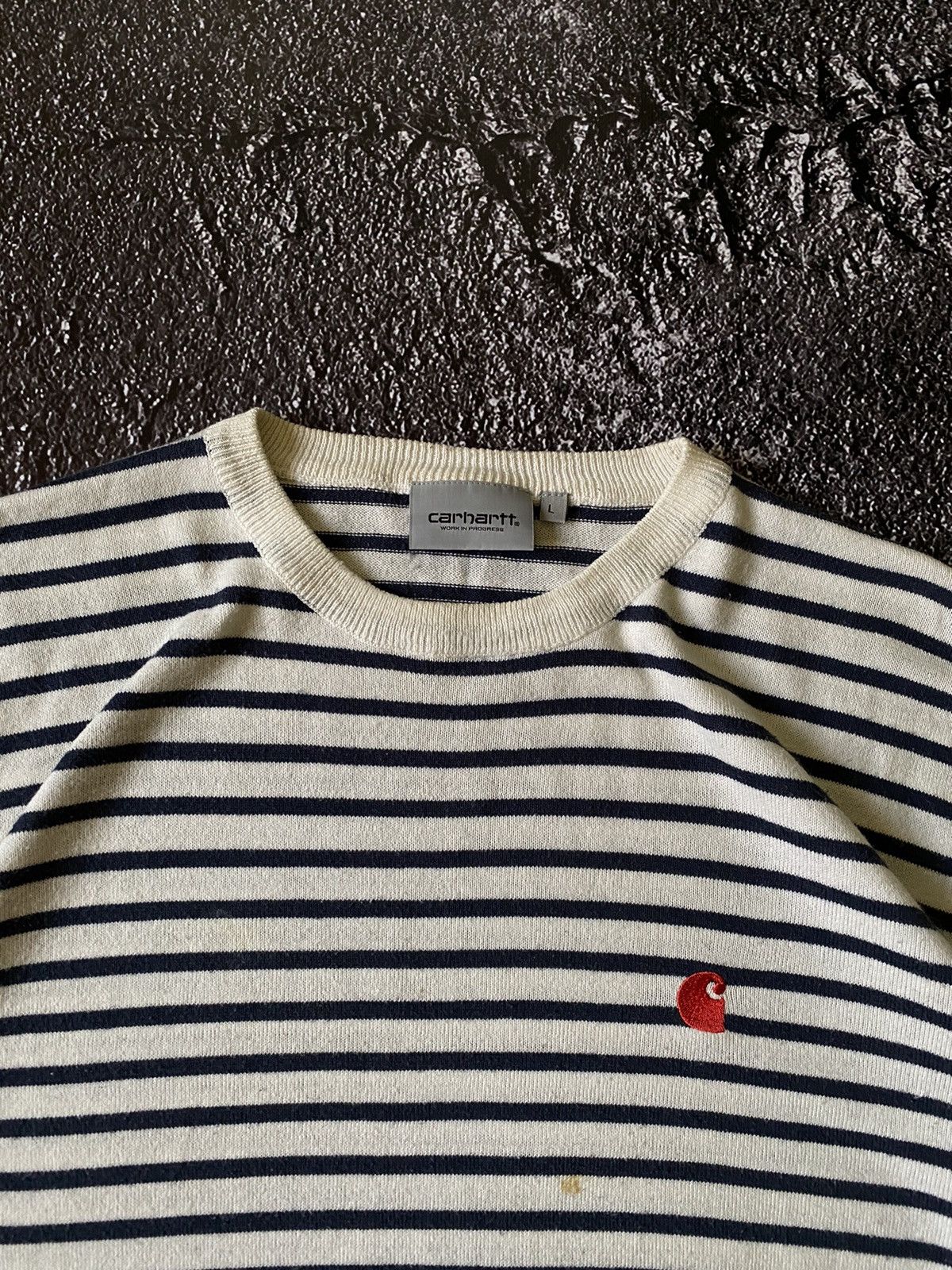 Carhartt Carhartt WIP Striped Champ Sweater Light Size US L / EU 52-54 / 3 - 3 Thumbnail